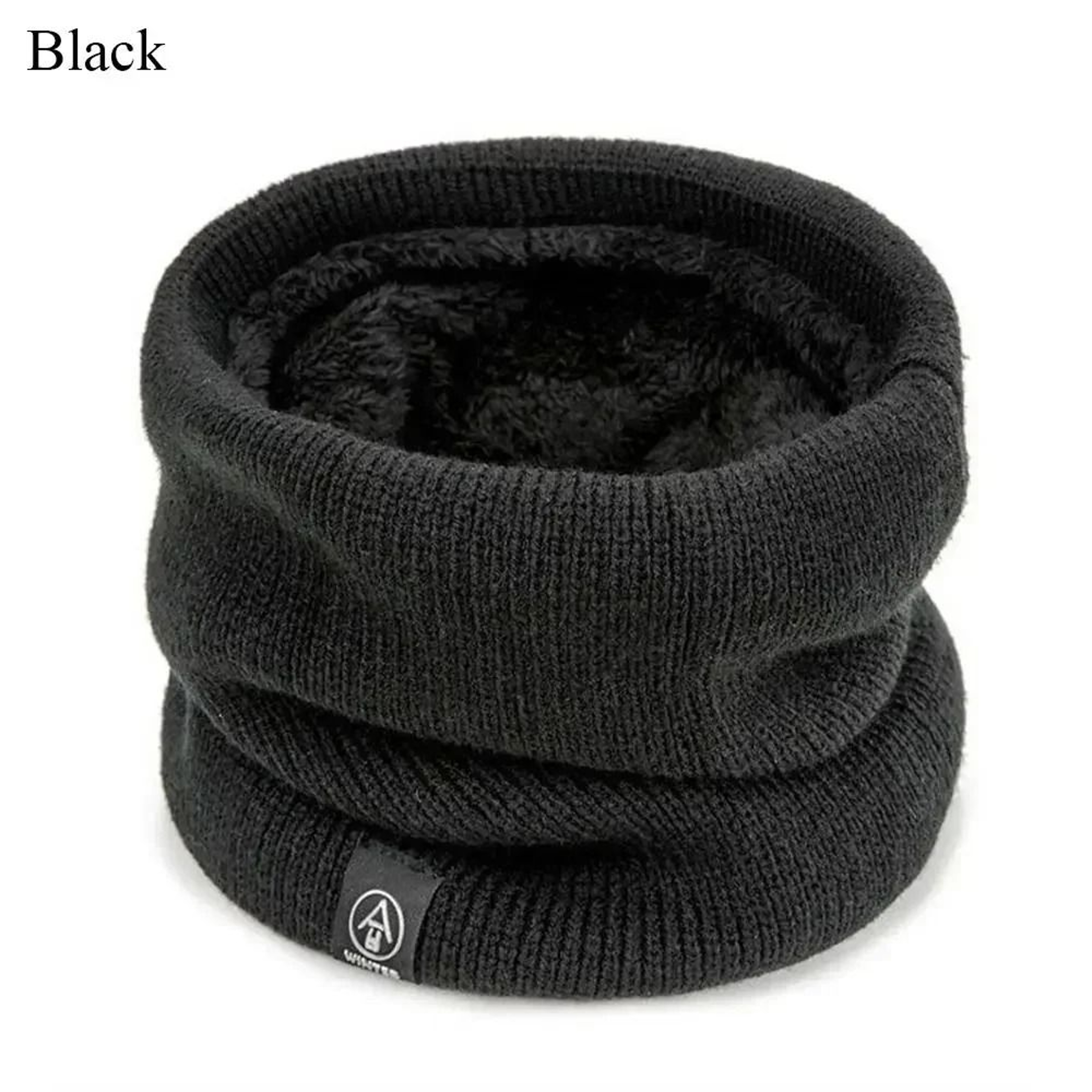 Fashion Soft Knitted Neck Warmer Scarf With Face Cover For Winter Sports 6