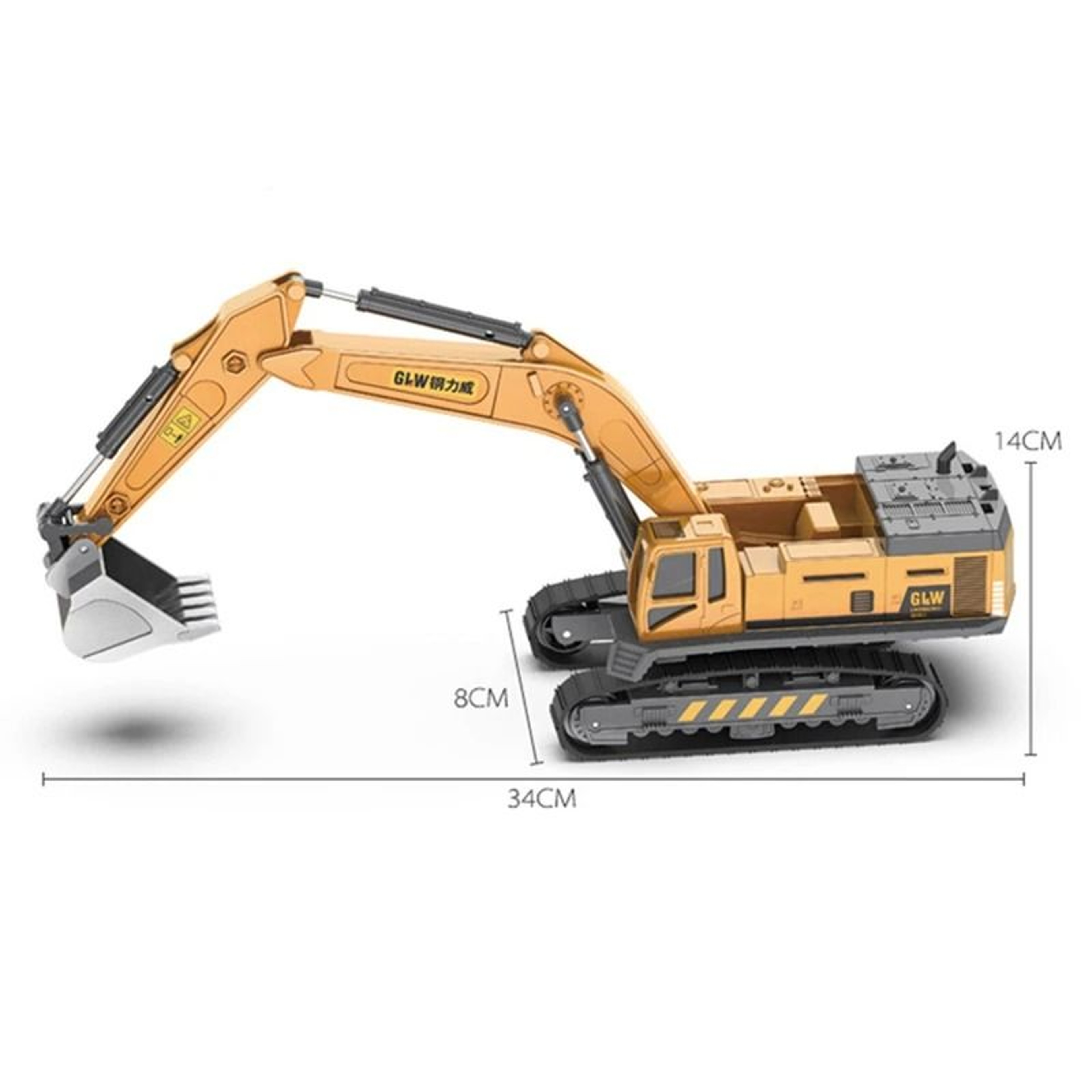 Alloy Mini Construction Vehicle Die Cast Model Tractor Bulldozer Excavator Toy 10