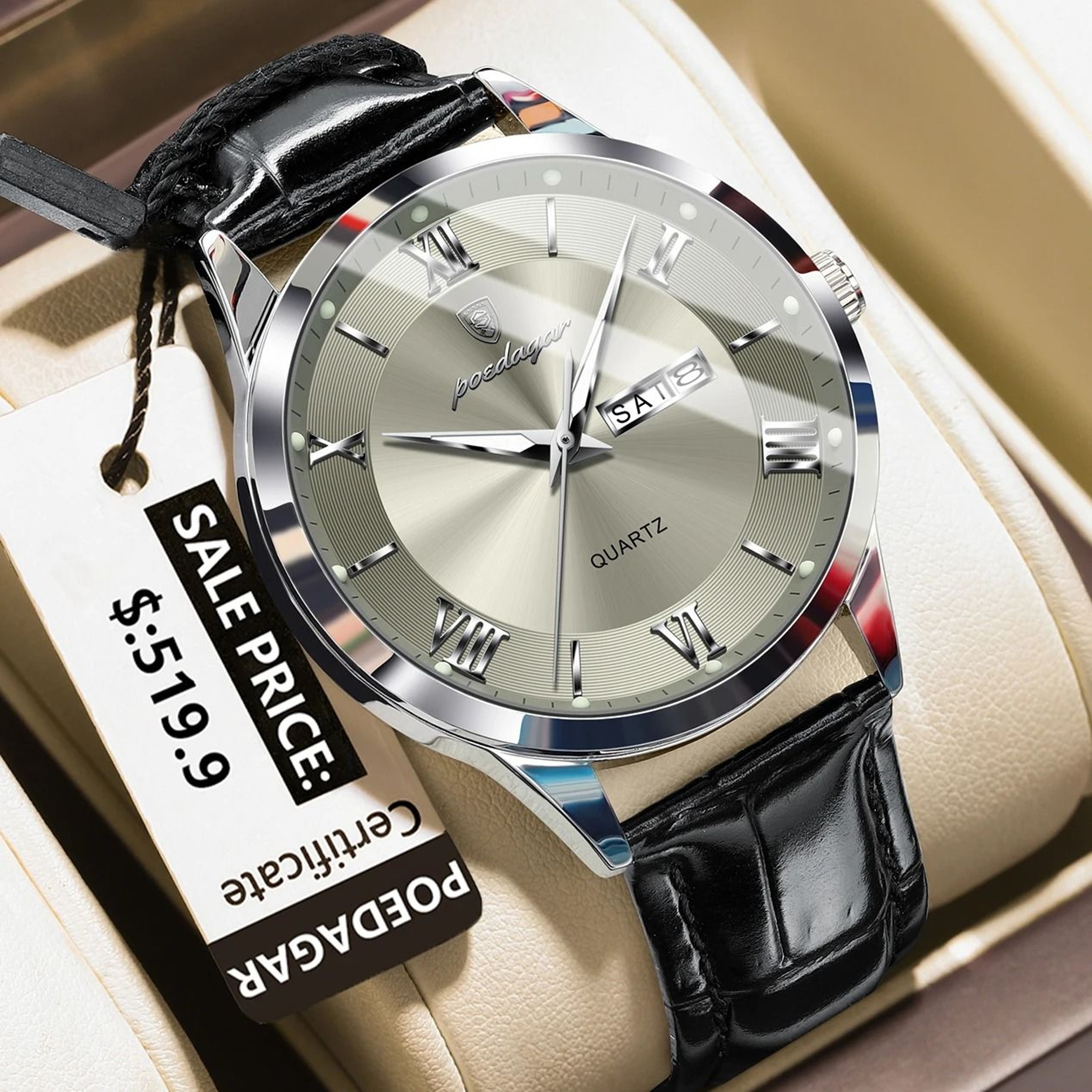 POEDAGAR Top Luxury Military Waterproof Mens Quartz Watch 1