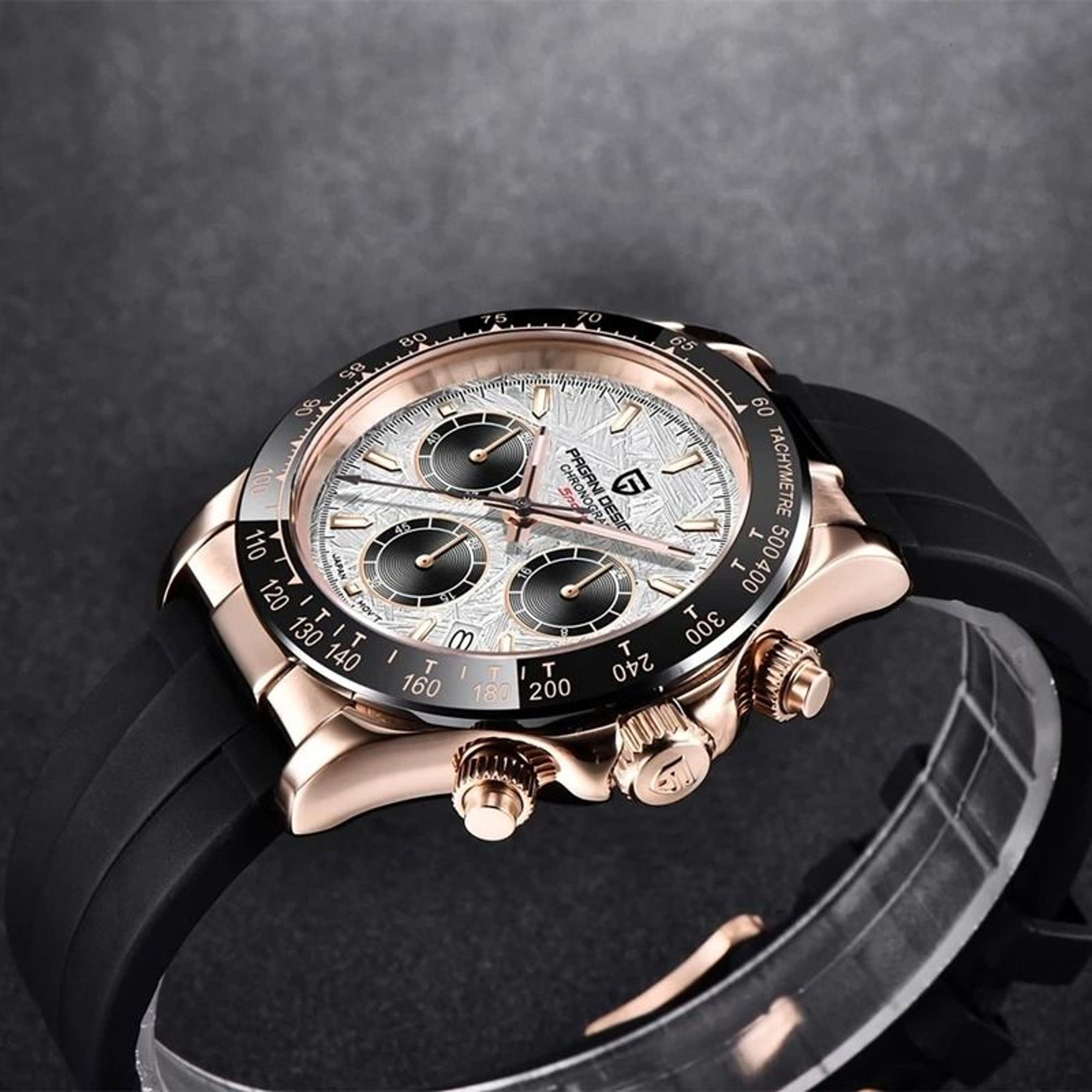 Pagani Design 40mm Quartz Watch Stainless Steel Sapphire 1