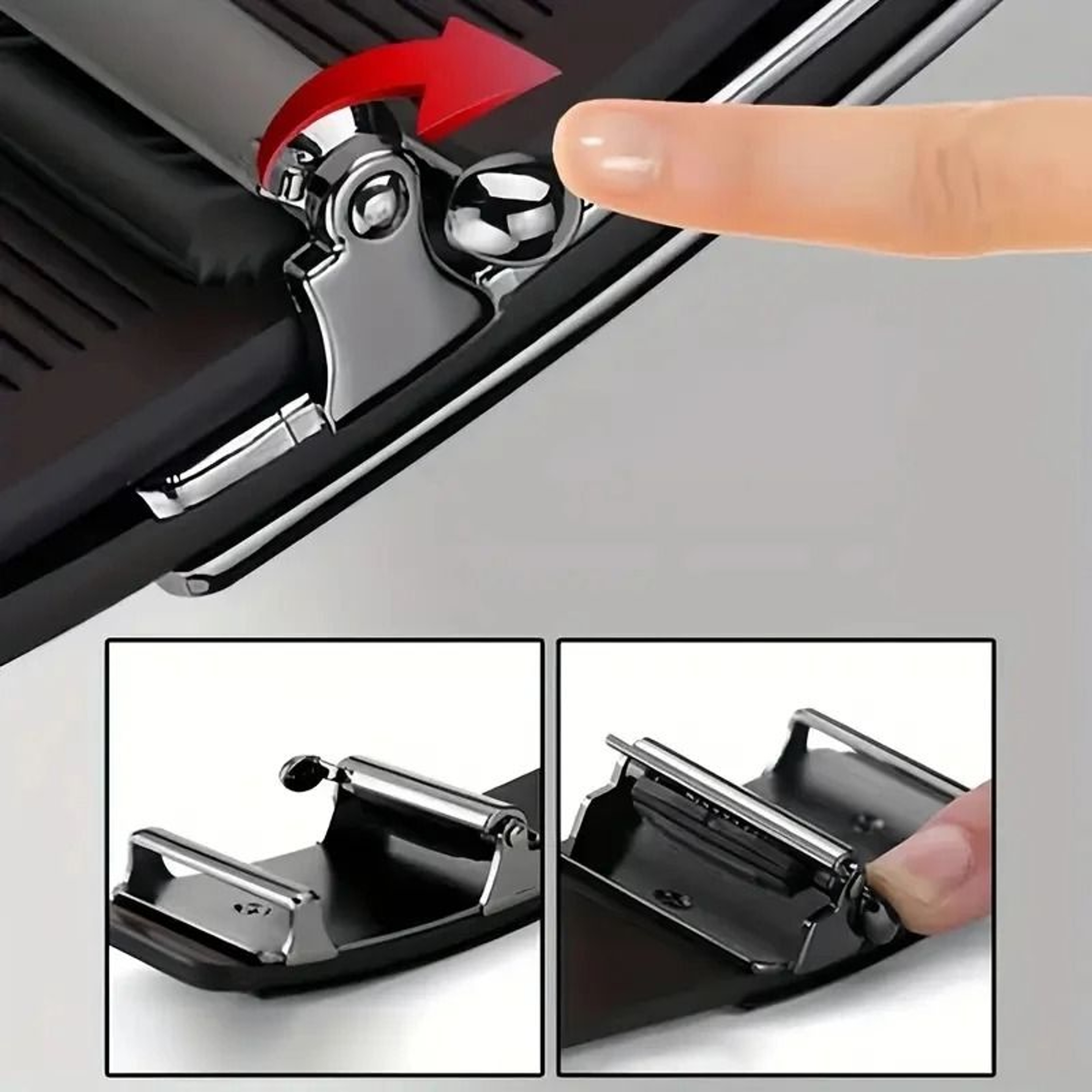 Mens PU Leather Automatic Buckle Belt 120 Cm 3