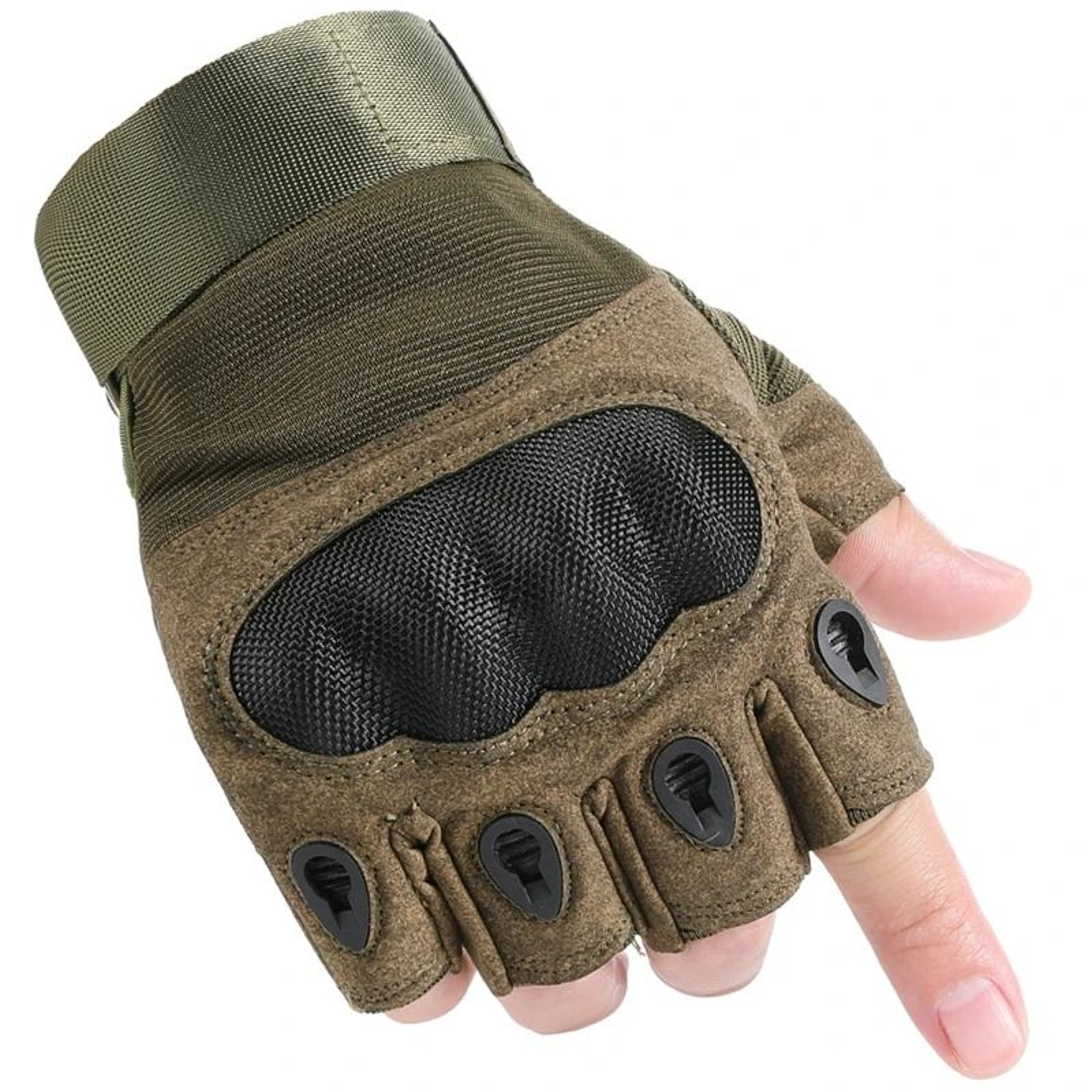Touch Screen Tactical Gloves With Hard Knuckle Protection 10