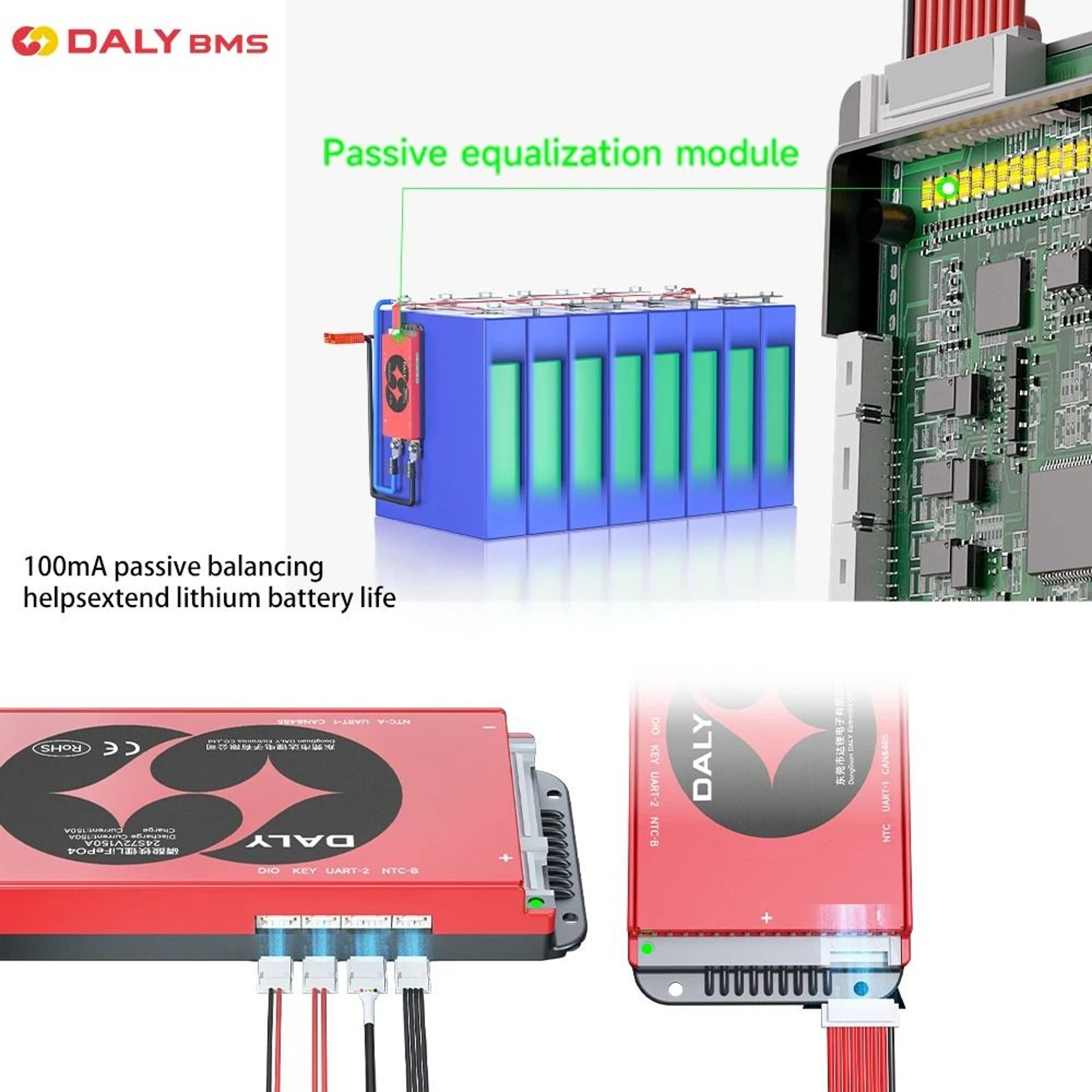 Daly Smart BMS For LiFePO4 And Li Ion Battery Packs 2