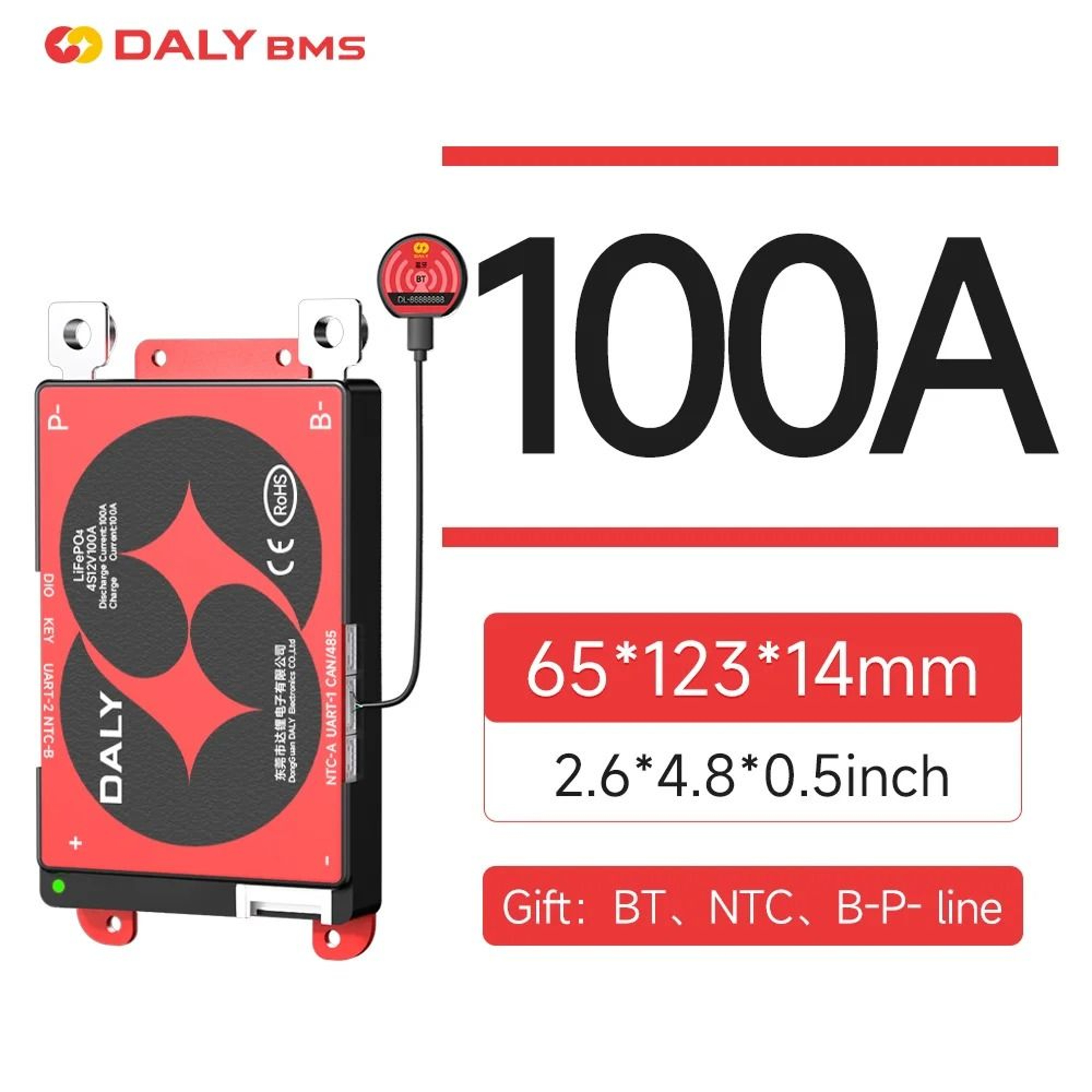 Daly Smart BMS For LiFePO4 And Li Ion Battery Packs 7