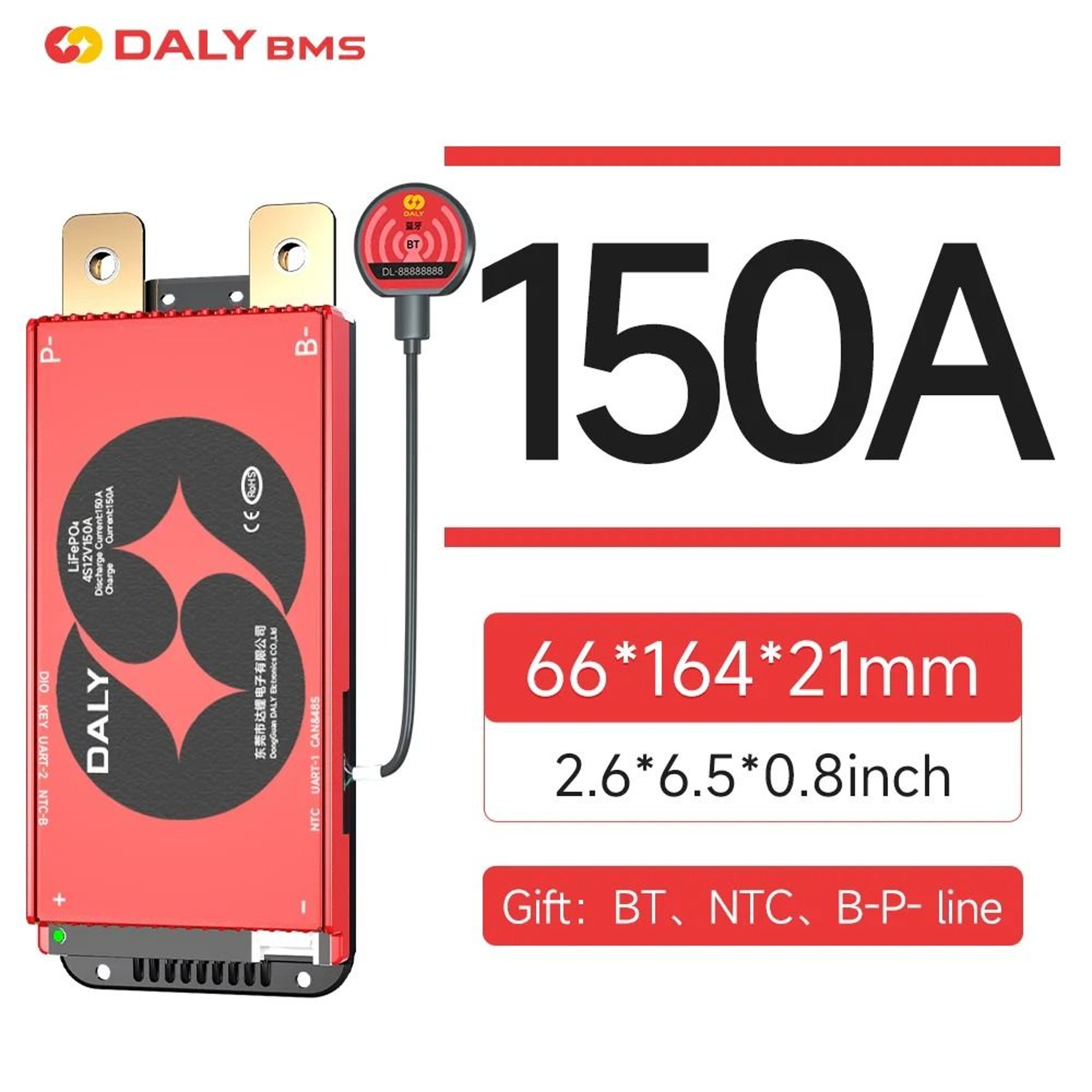 Daly Smart BMS For LiFePO4 And Li Ion Battery Packs 8