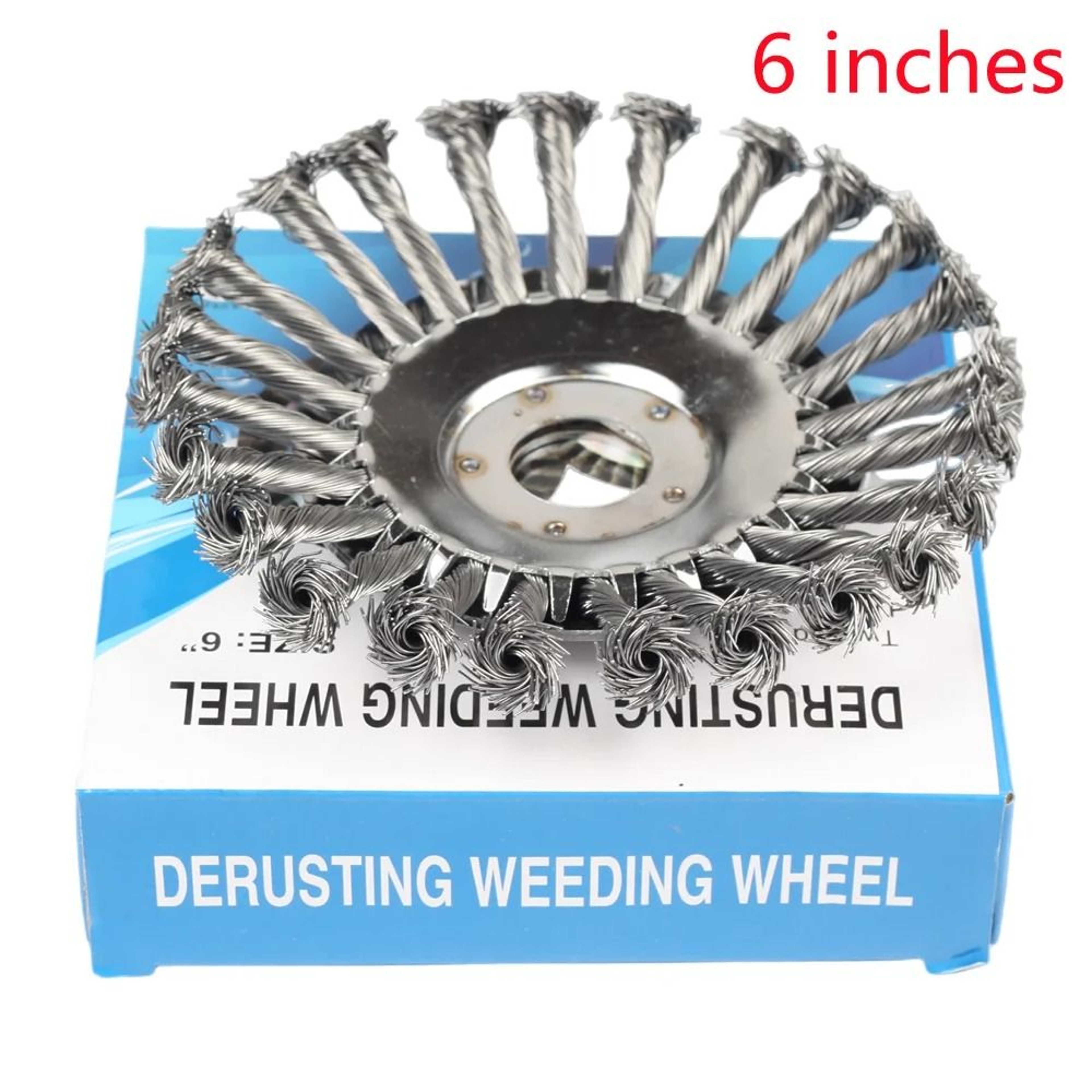 Steel Wire Wheel Weed Brush Cutter Head 6 8 Inch 6