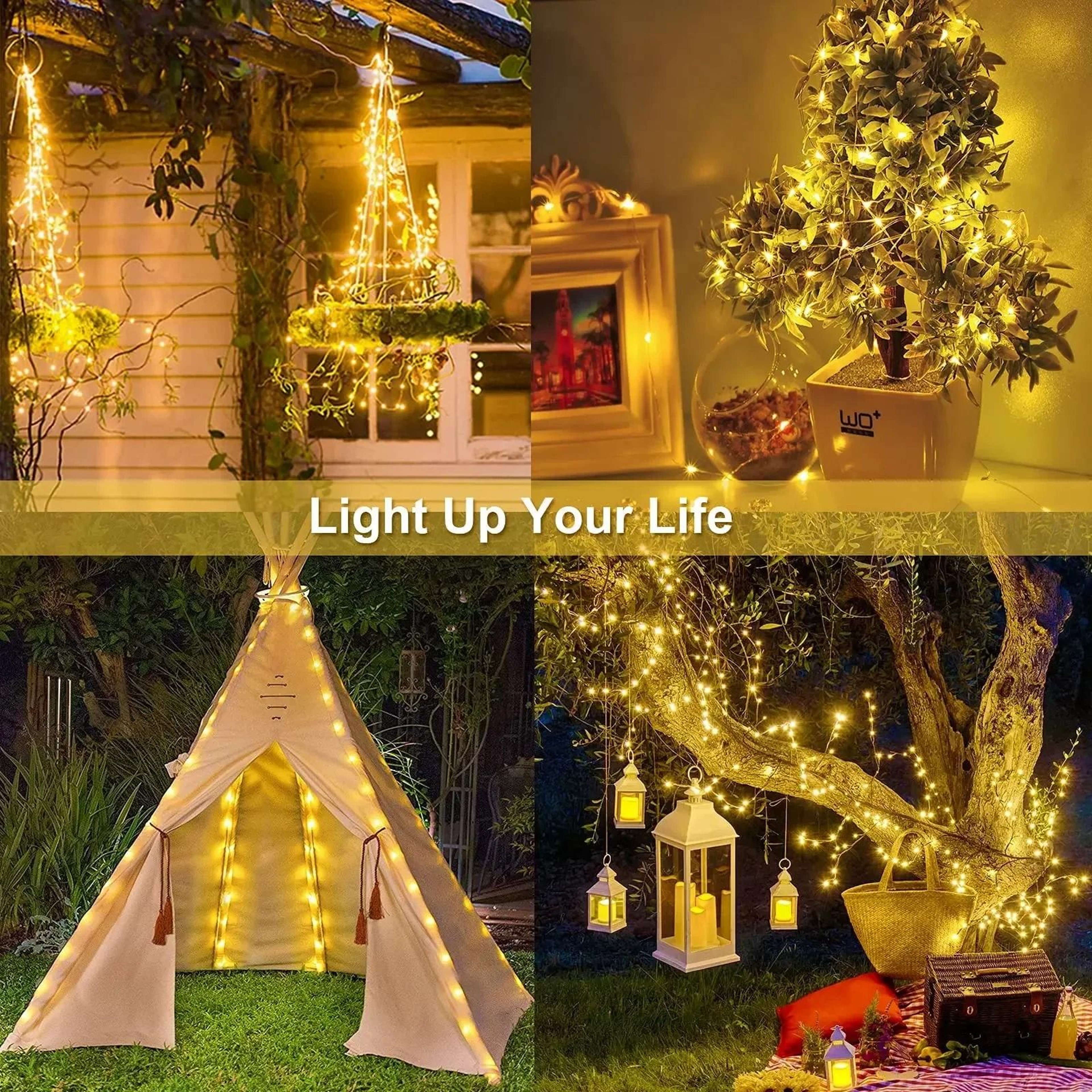 Ultra Long Solar 1000 LED String Fairy Lights For Outdoor 5