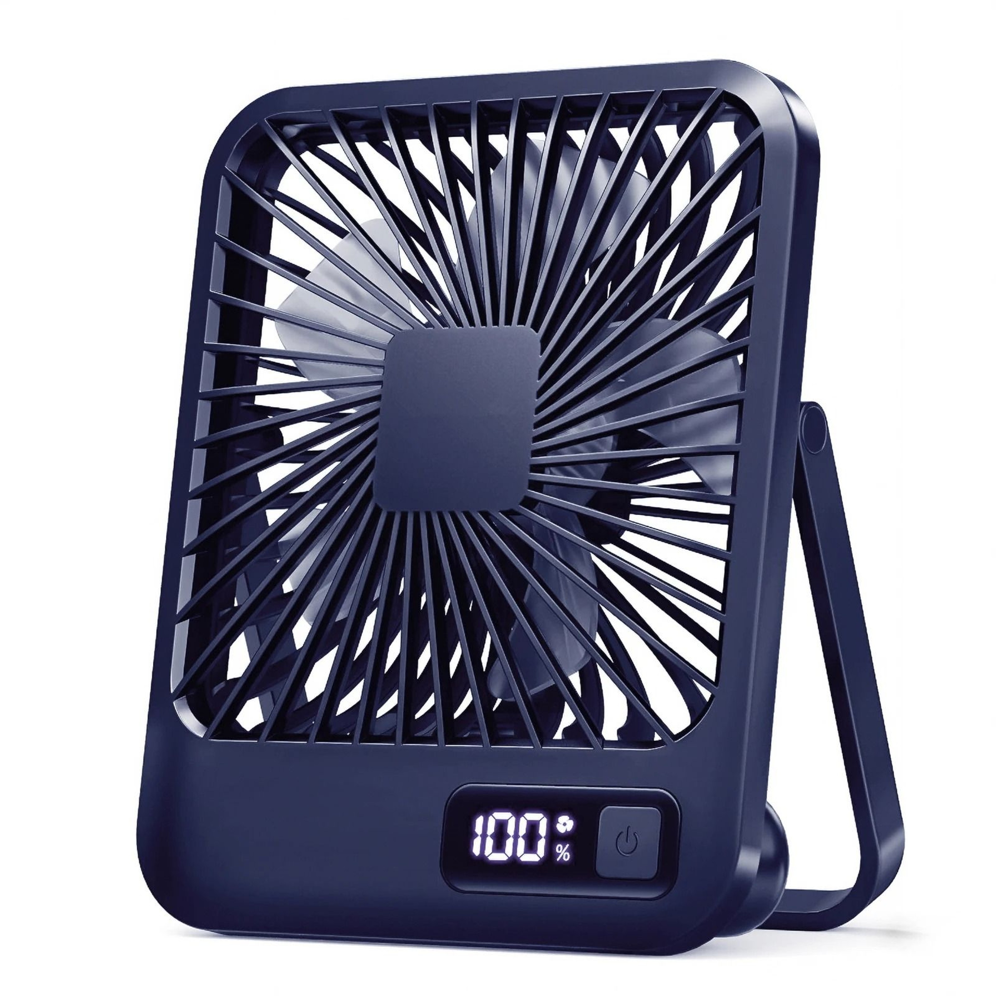Portable USB Rechargeable Desk Fan 180 Tilt Folding Personal Fan 7