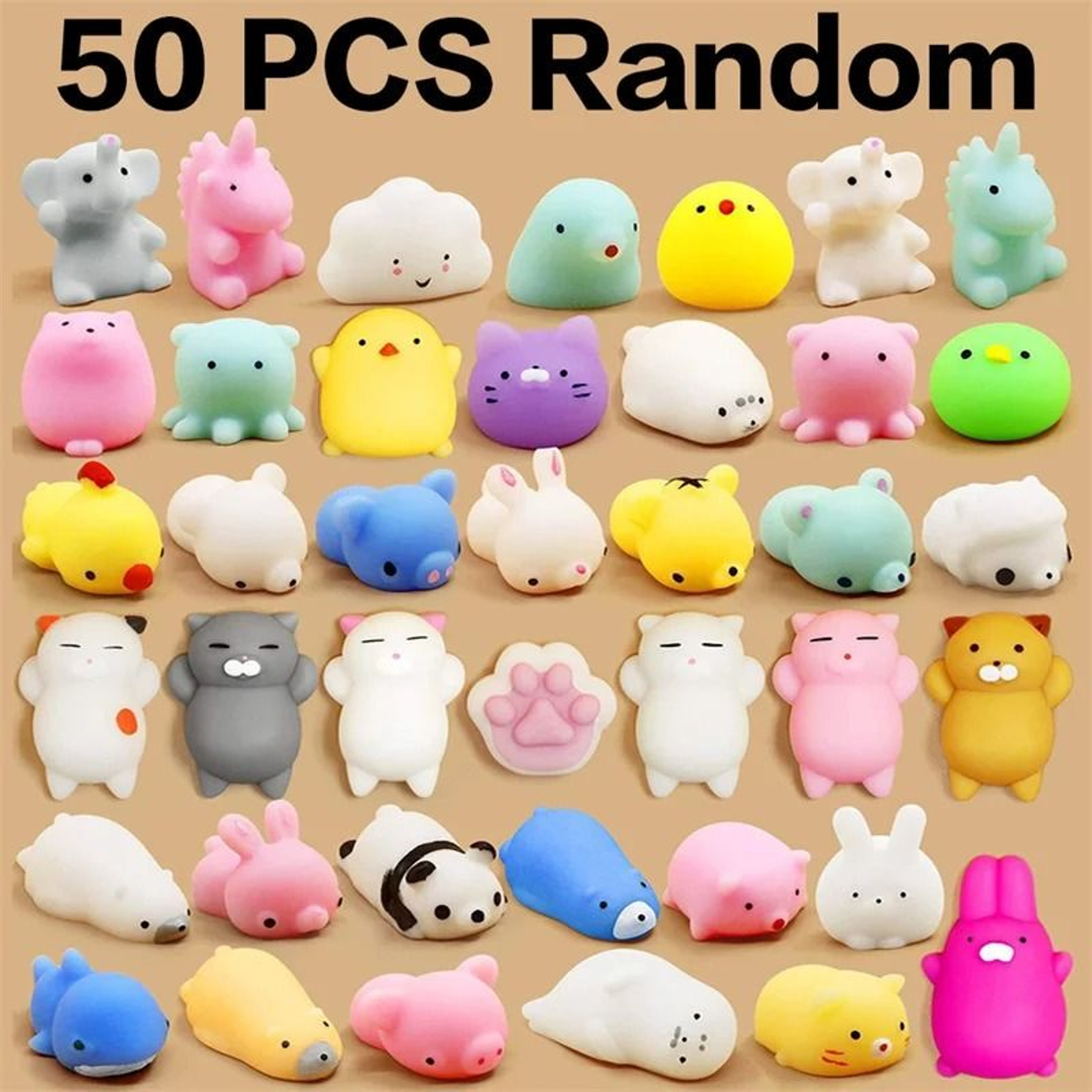 Mochi Squishy Kawaii Animal Stress Relief Toys 0