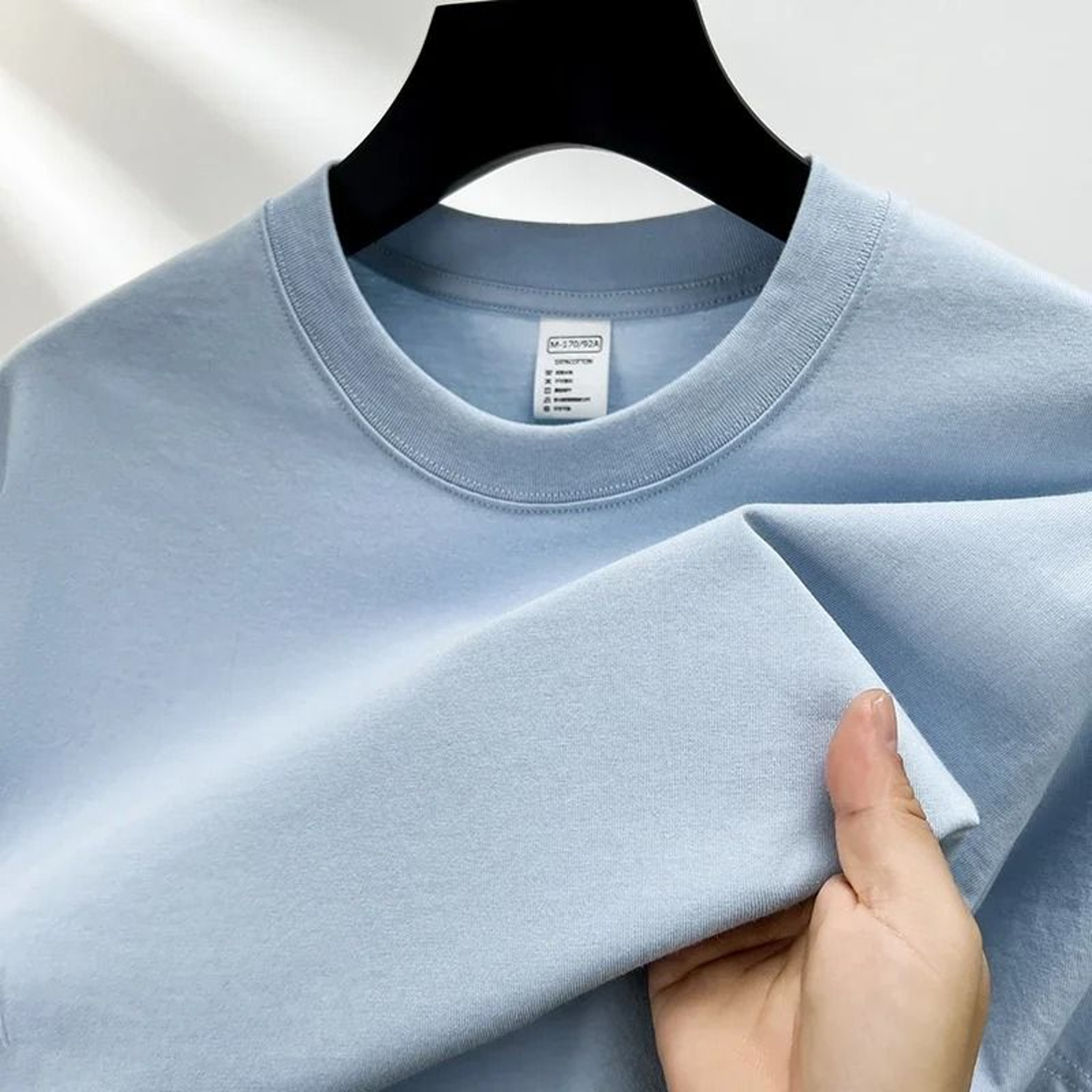 Mens Pure Cotton Short Sleeve Round Neck Casual T Shirt 0