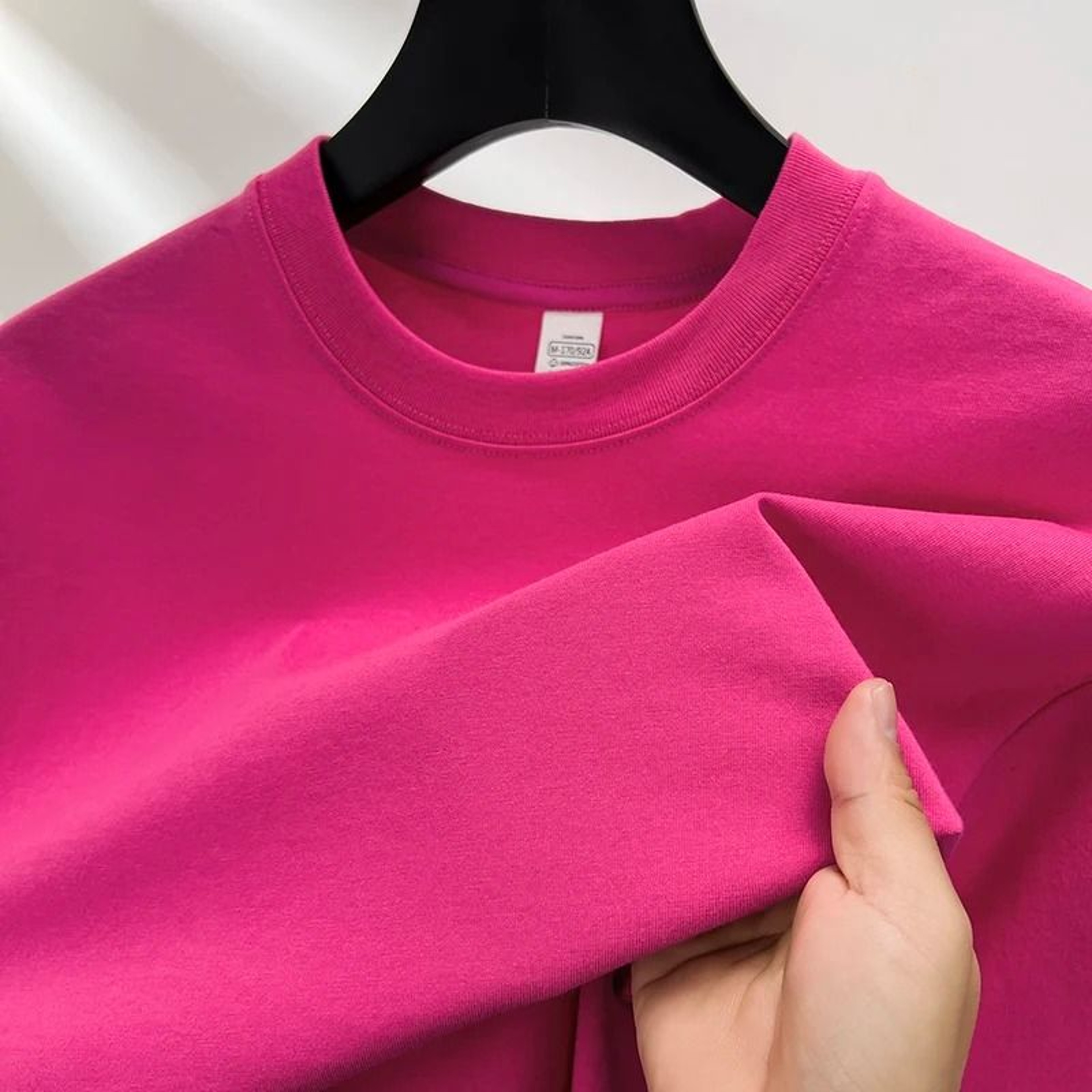 Mens Pure Cotton Short Sleeve Round Neck Casual T Shirt 18
