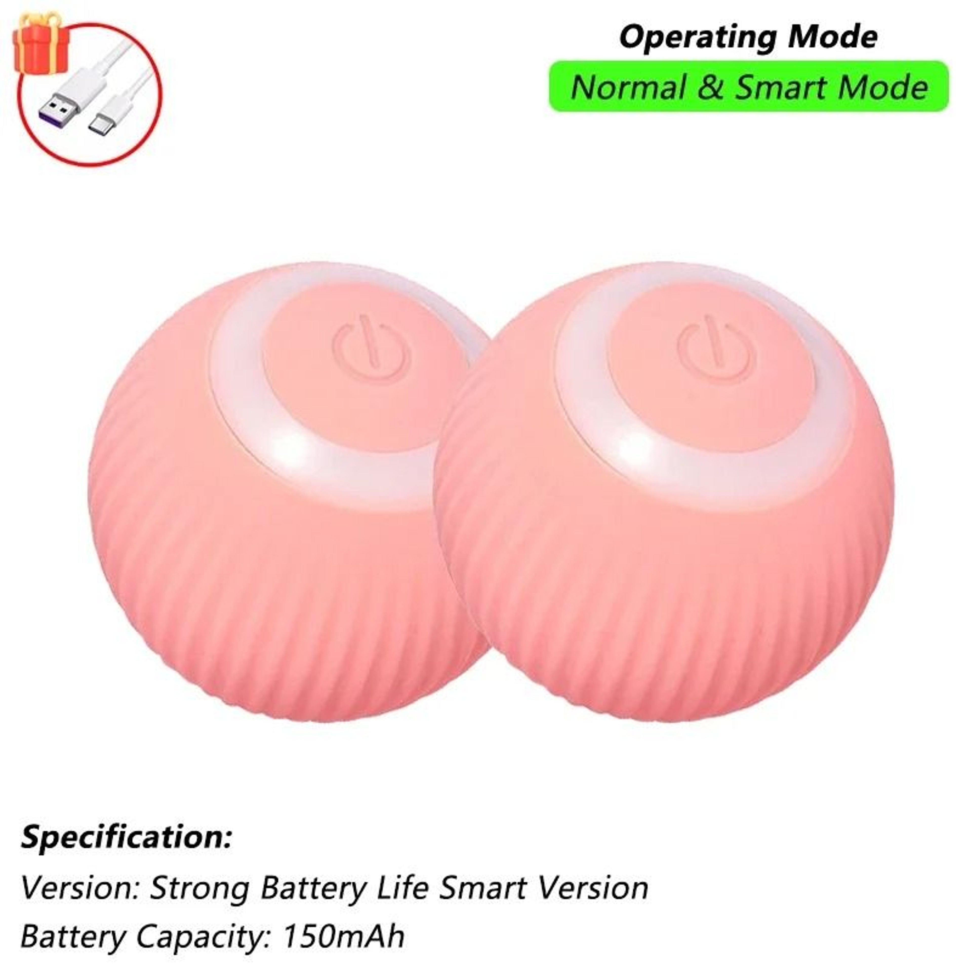 Interactive Smart Rolling Pet Ball Toy With Faux Tail For Dogs And Cats 21