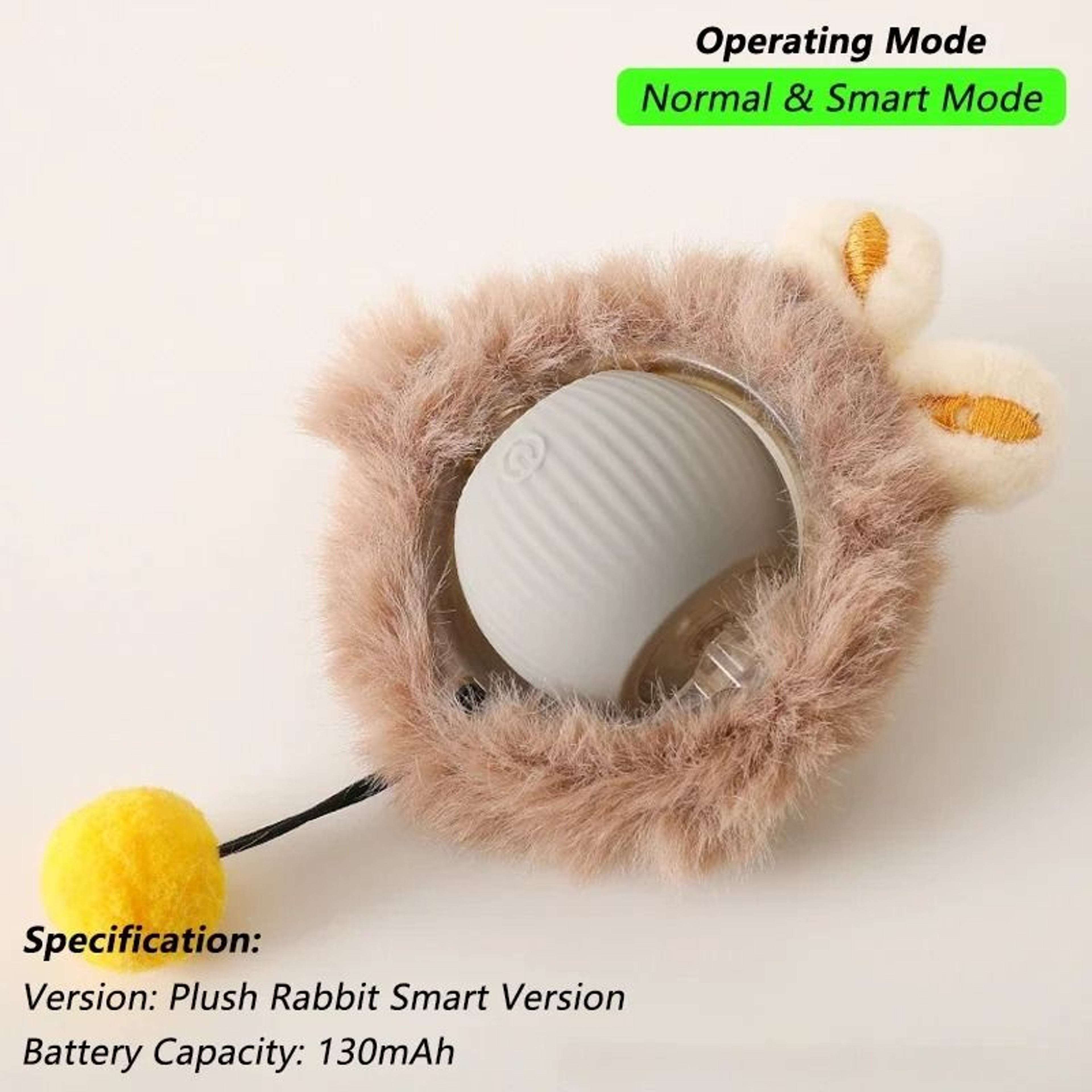 Interactive Smart Rolling Pet Ball Toy With Faux Tail For Dogs And Cats 27