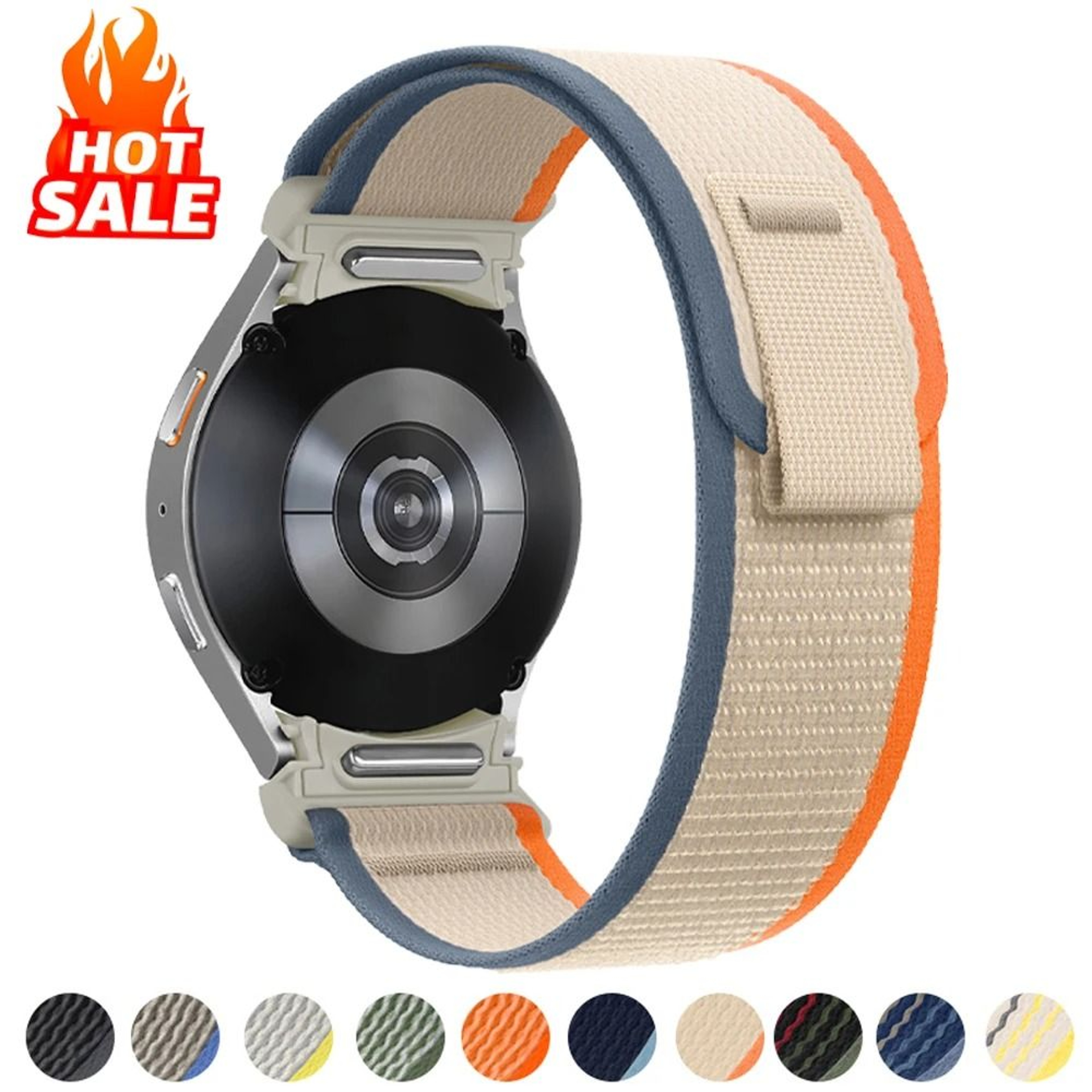 Trail Loop Nylon Band For Samsung Galaxy Watch 7 6 5 4 And Watch 6 Classic 0