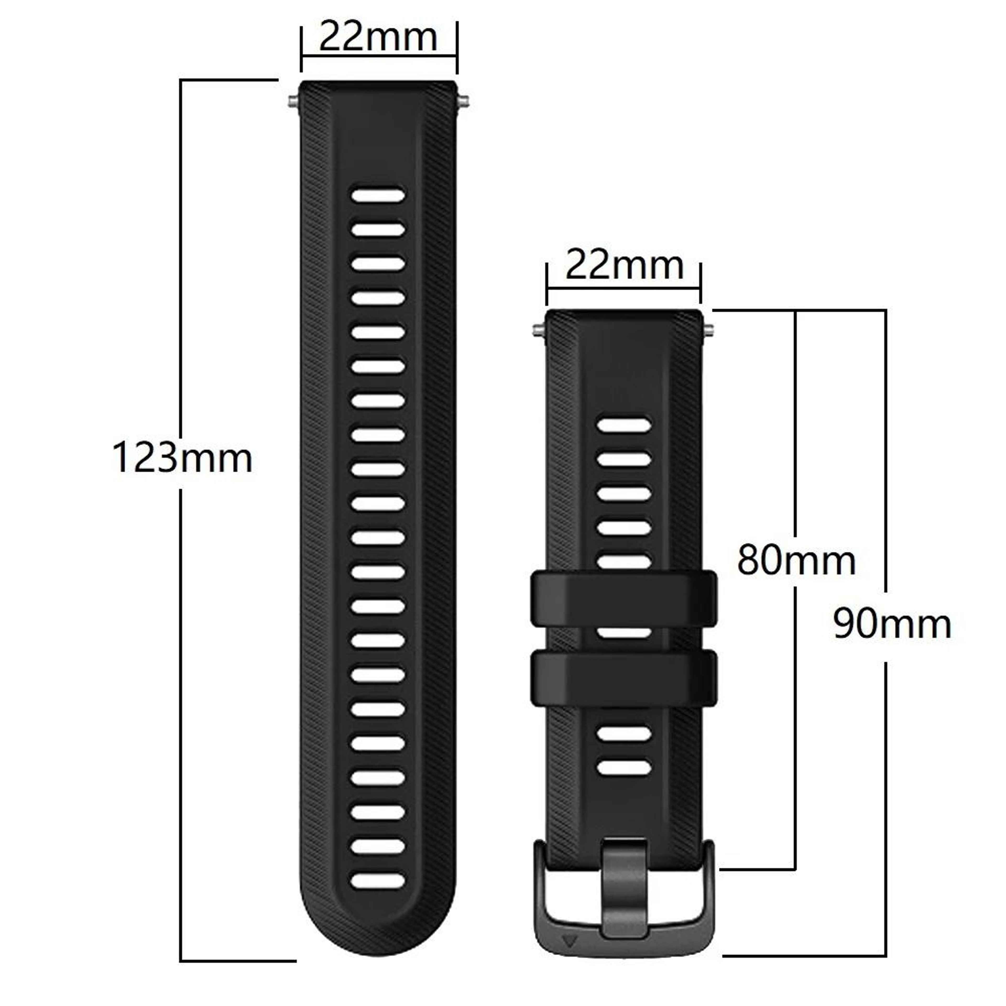 Sports Silicone Strap For Garmin Forerunner 965 955 970 945 935 22mm Replacement Band 4