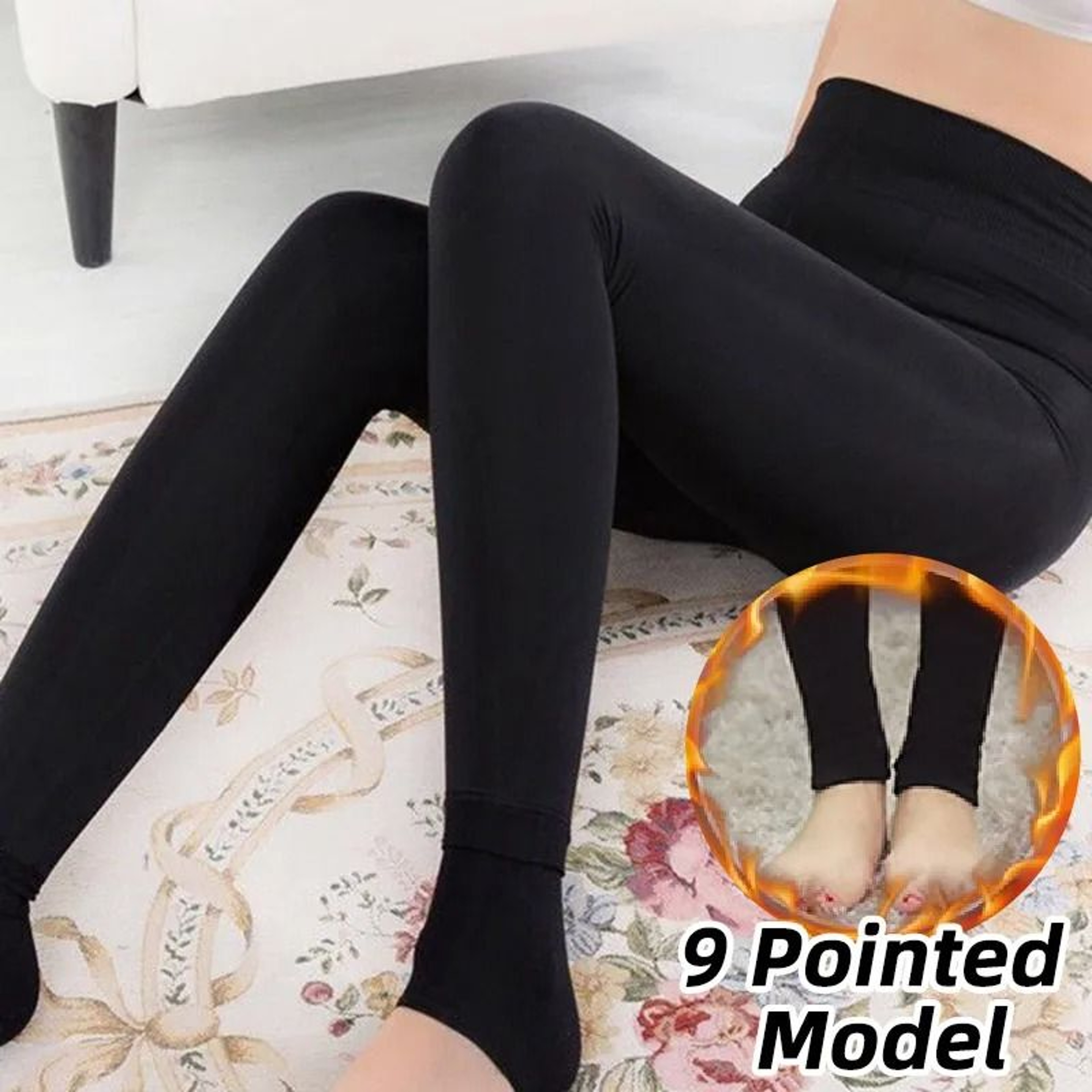 Womens Super Thick Winter Thermal Leggings Fleece Lined 14