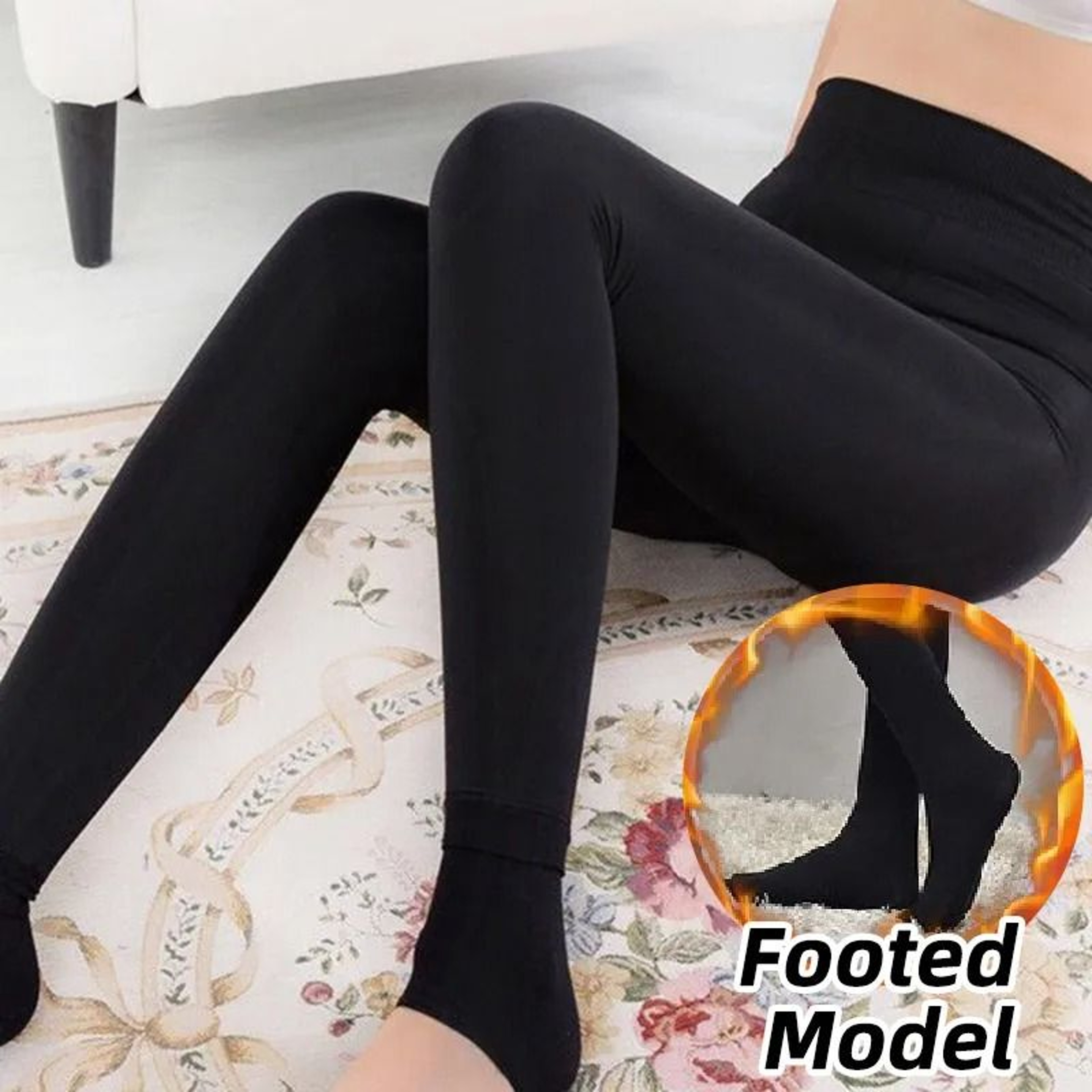 Womens Super Thick Winter Thermal Leggings Fleece Lined 21