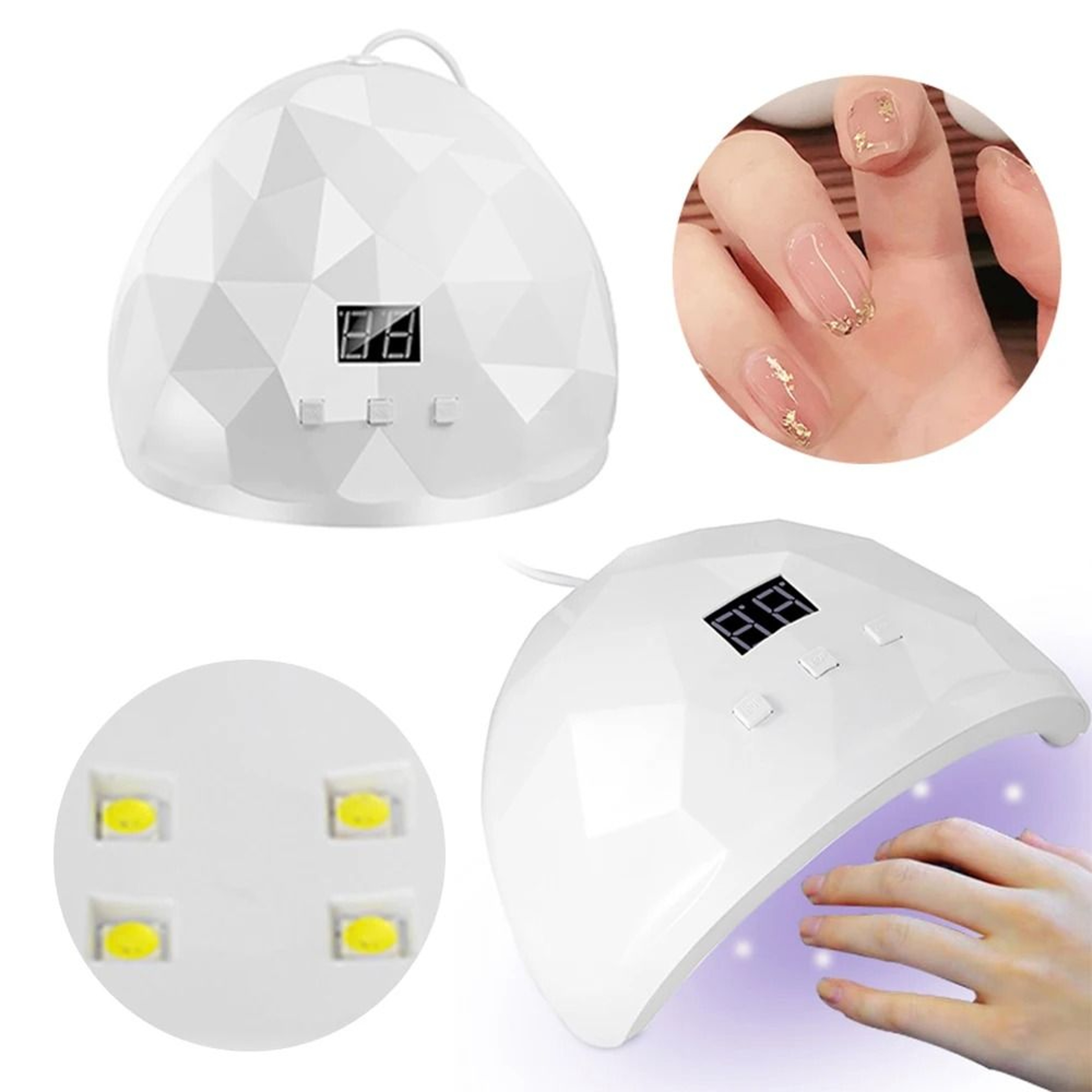 LULAA 88W Nail Dryer Lamp UV LED Curing Light 5