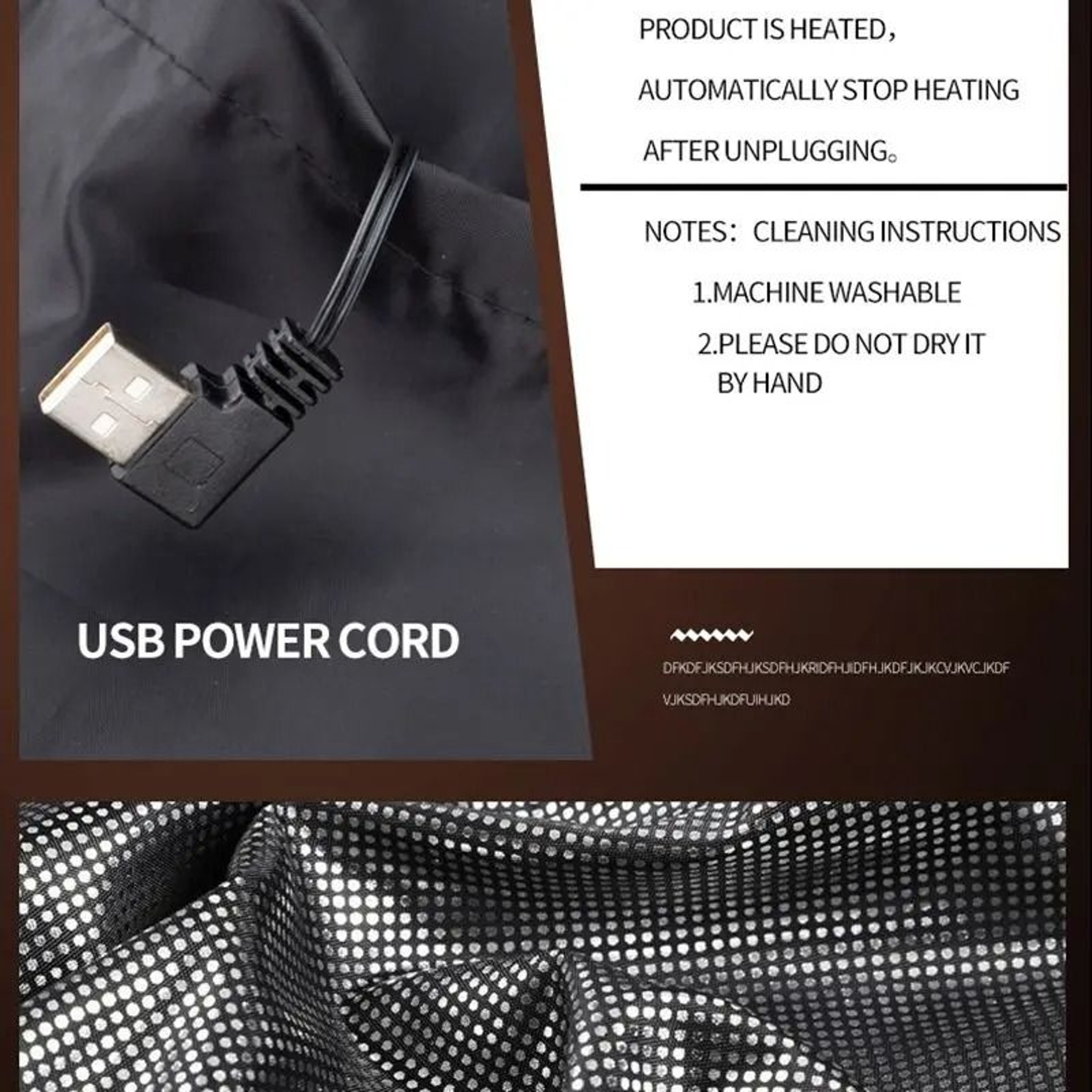 9 Zone Heated Vest USB Powered Graphene Jacket For Men And Women 2