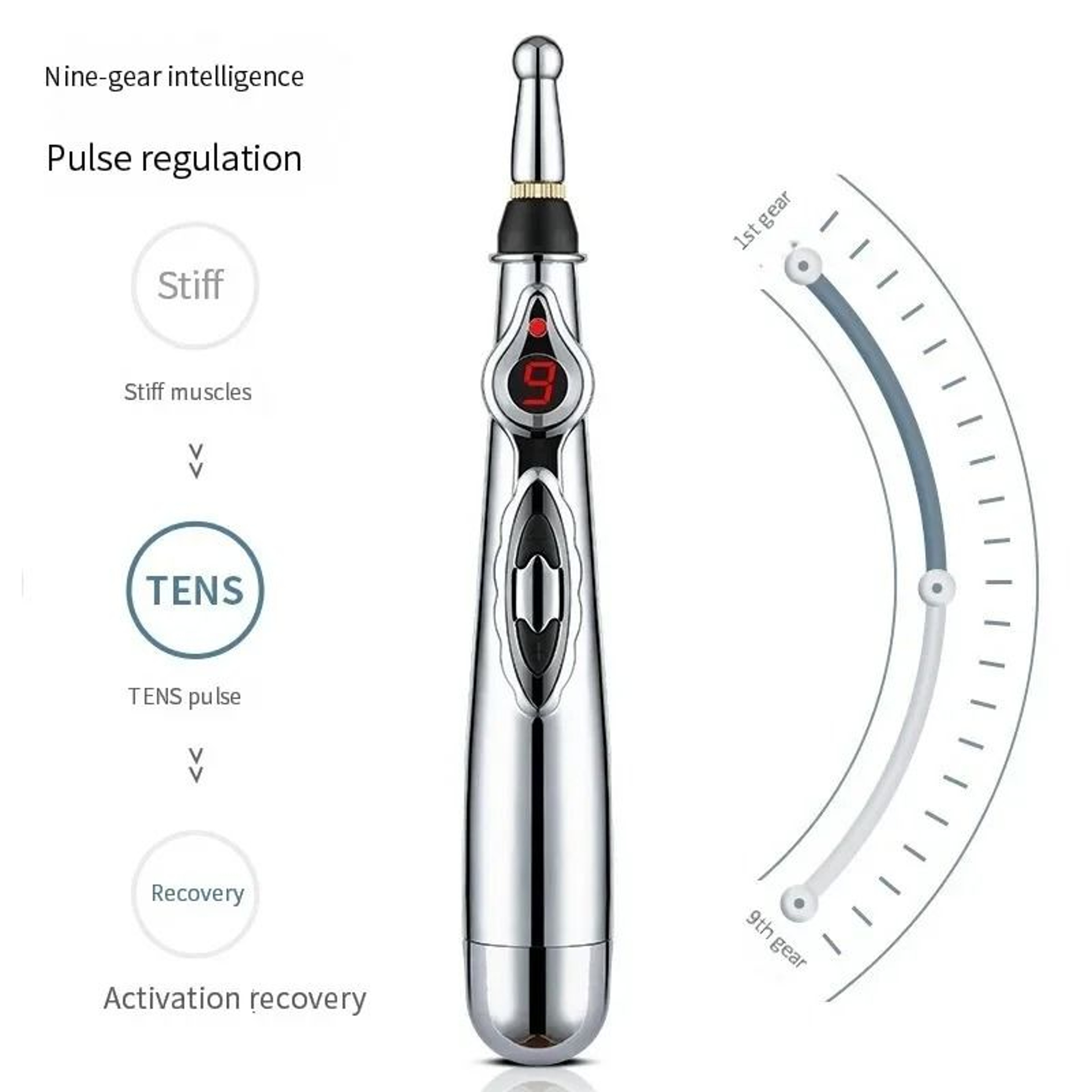 Electronic Acupuncture Pen Meridian Energy Point Pain Relief Device 4