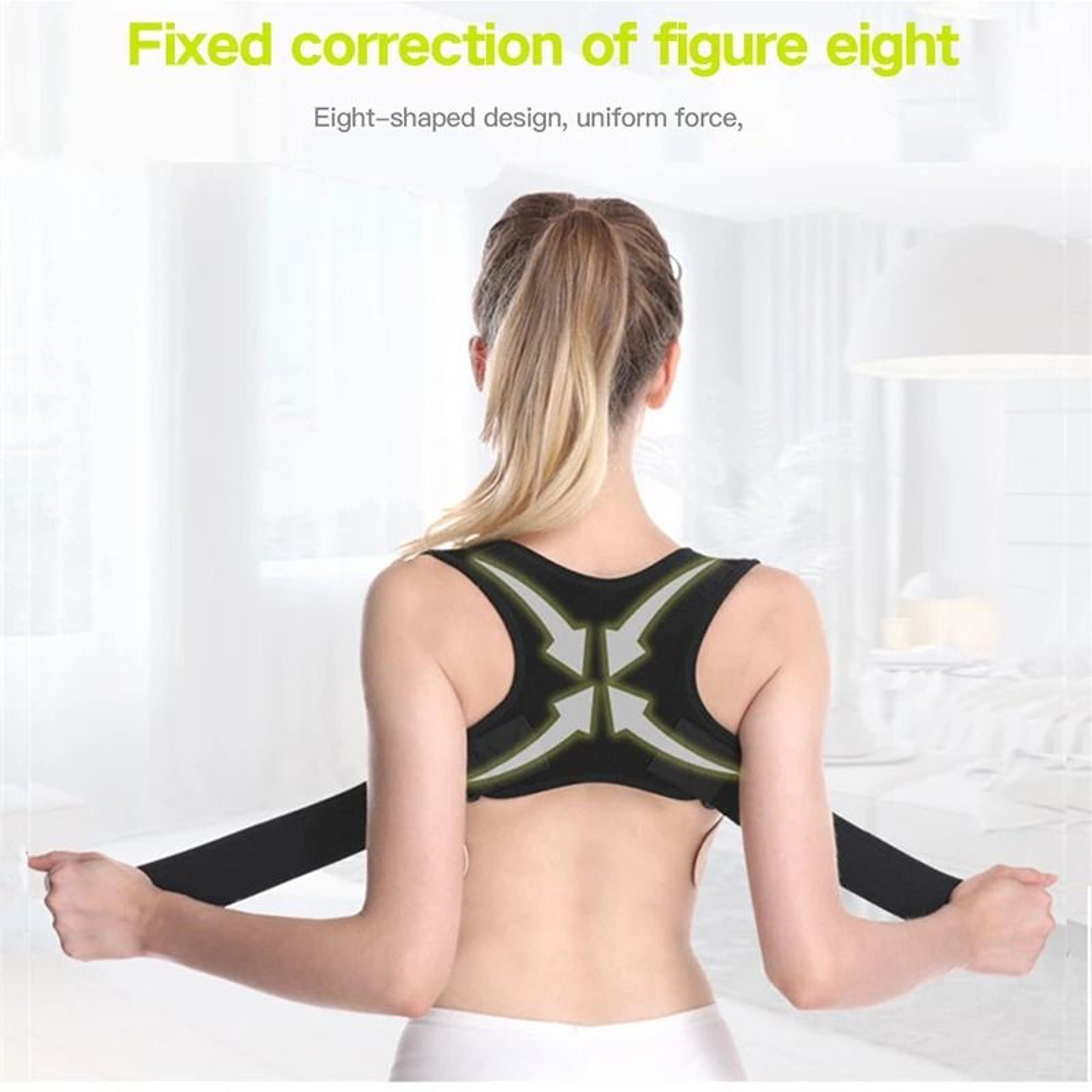 Adjustable Posture Corrector Back Brace Shoulder Support 4