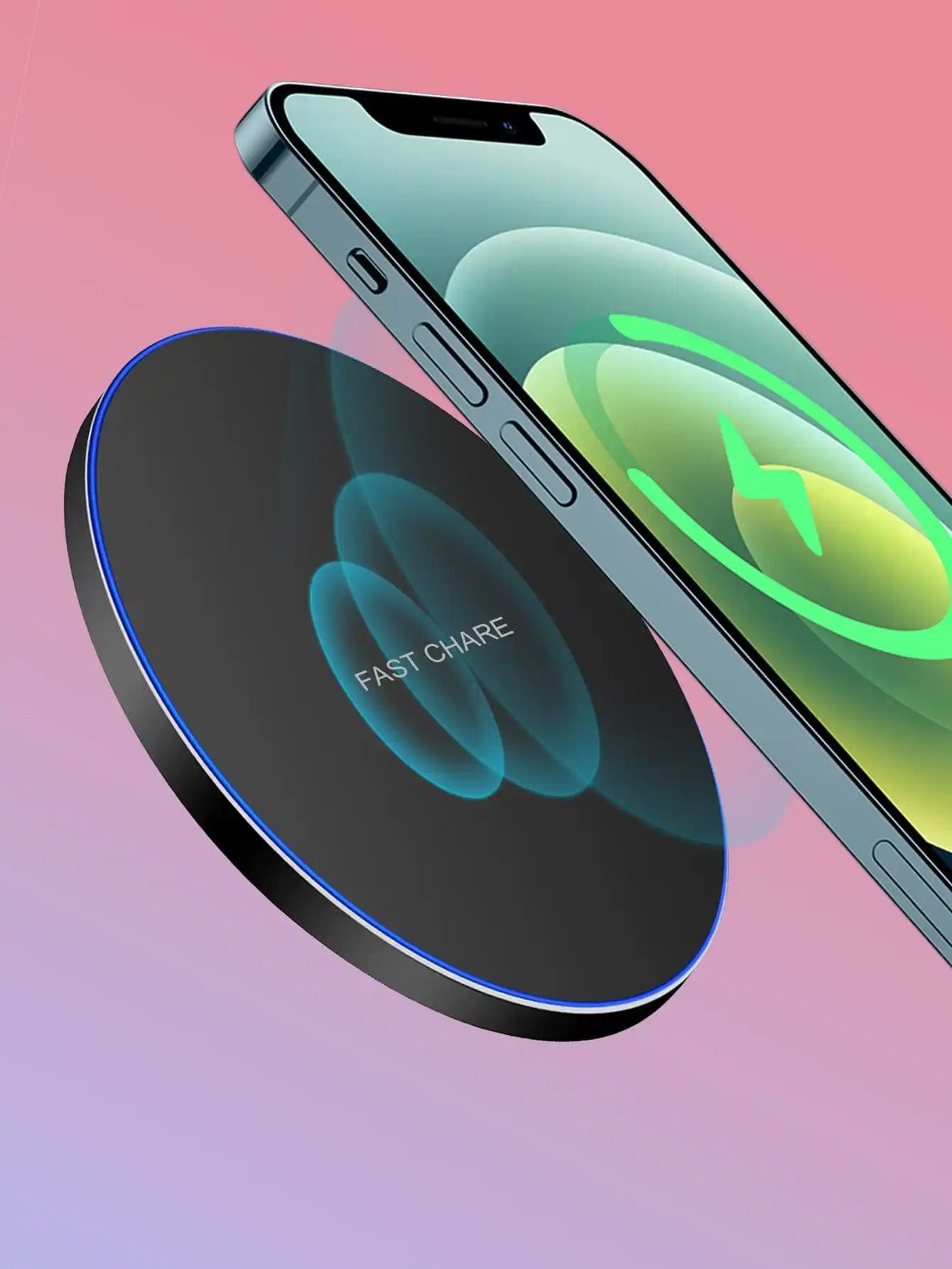 100W Wireless Charger Pad Stand Fast Charging Dock Station 5
