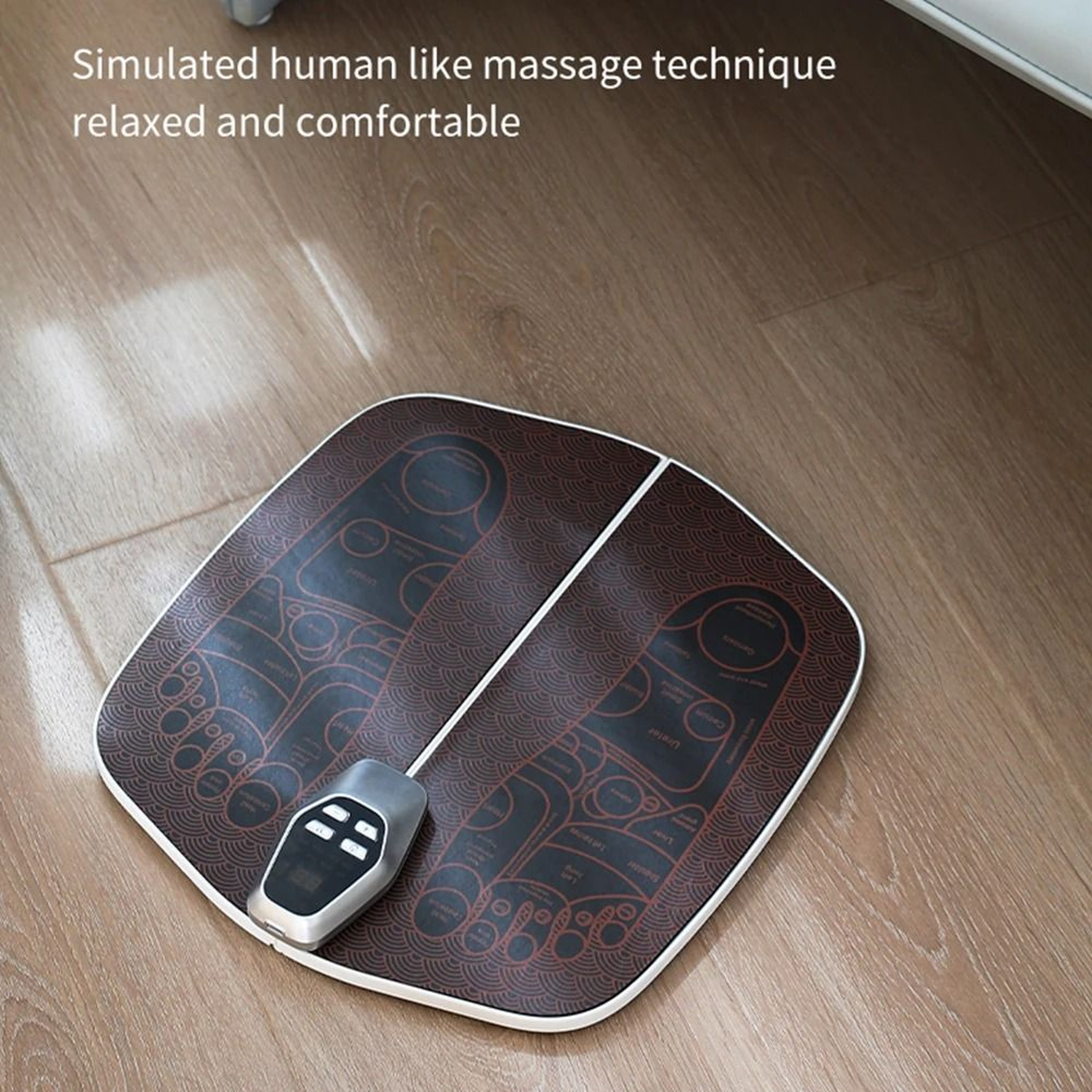 TENS Foot Muscle Electrostimulator Massager Pad With Remote Control And Relaxation Therapy Modes 4