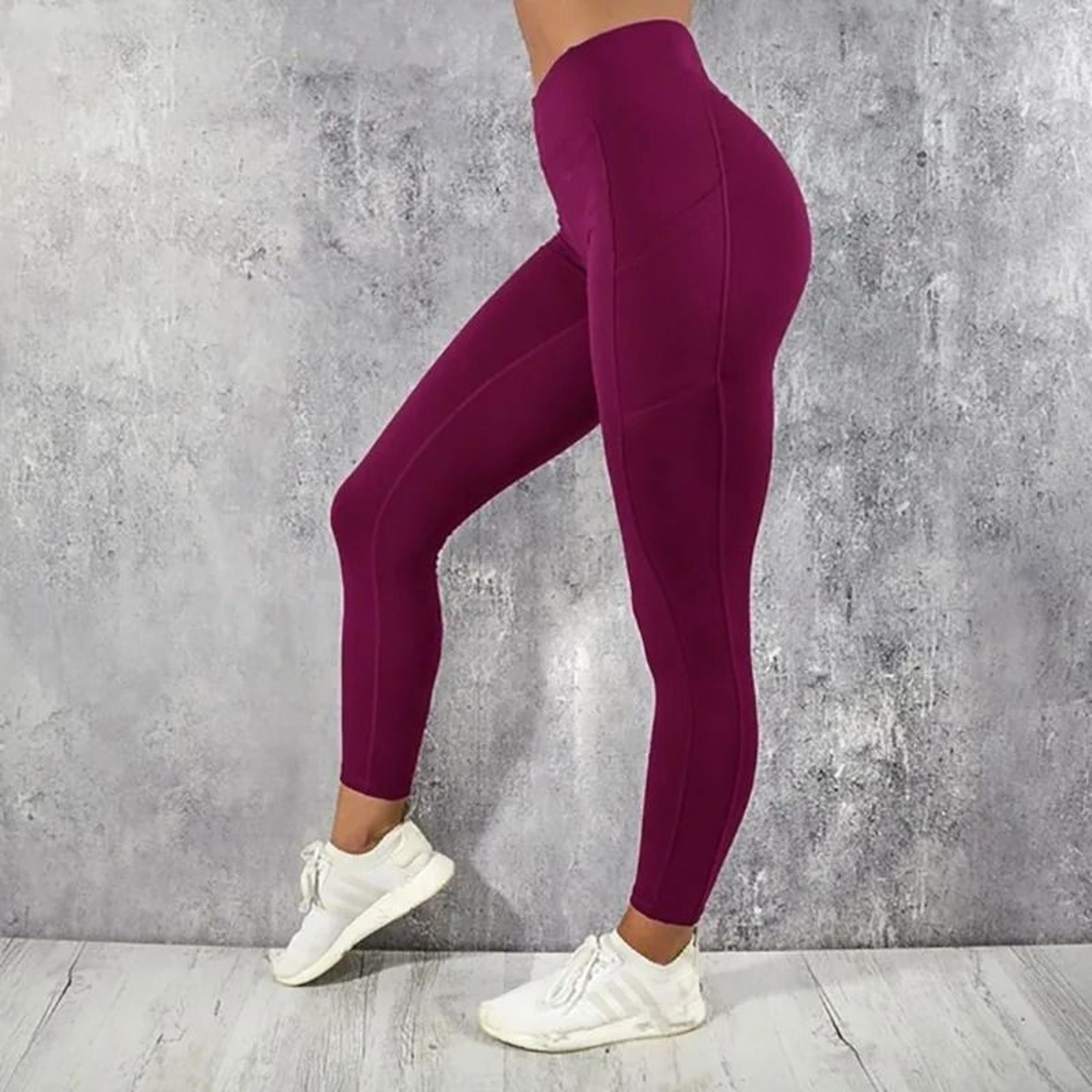 Yoga Fitness High Waist Leggings With Pocket For Women Stretchy Butt Lifting Workout Pants 10
