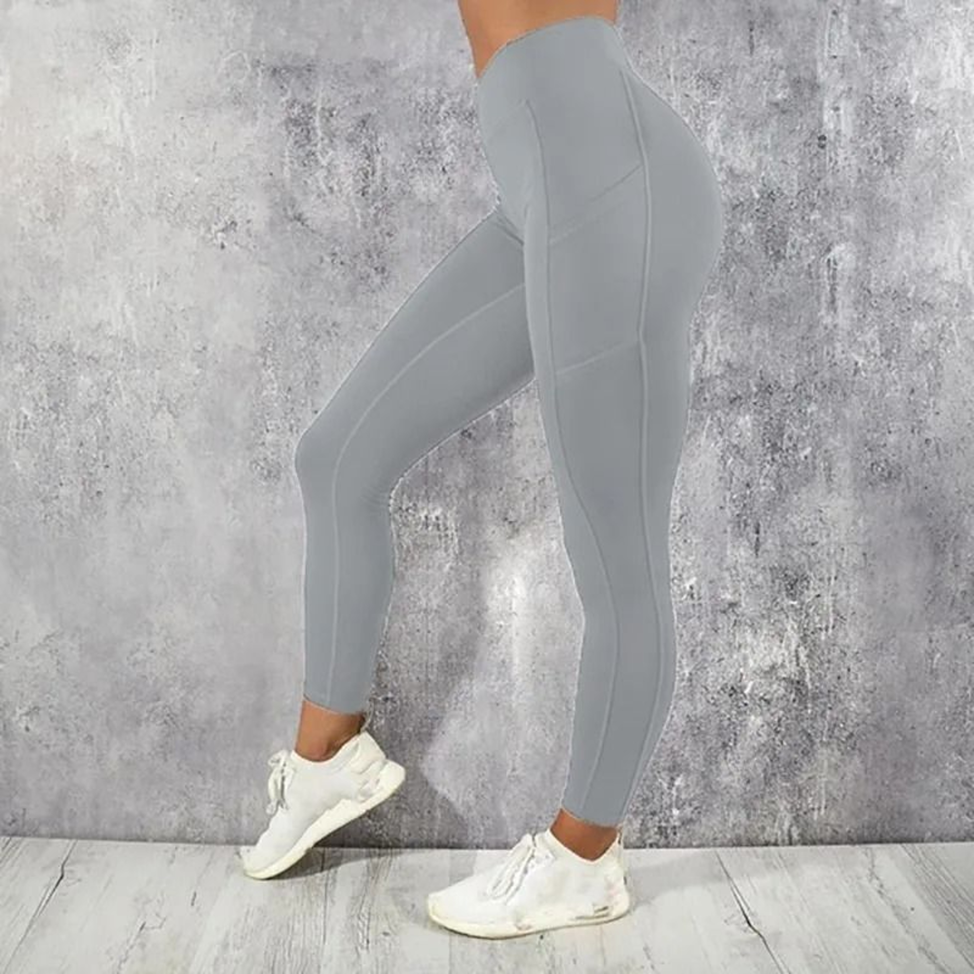 Yoga Fitness High Waist Leggings With Pocket For Women Stretchy Butt Lifting Workout Pants 8