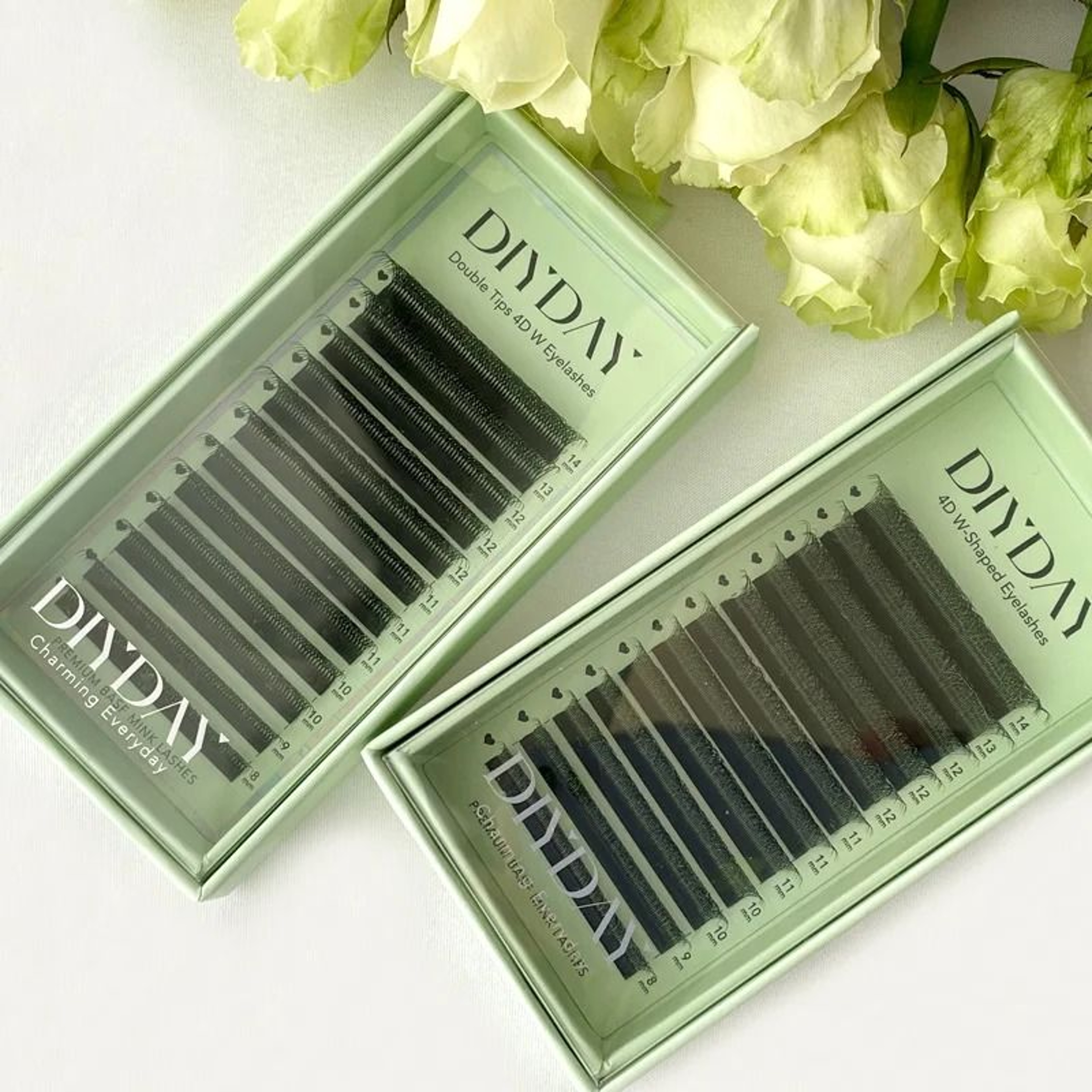 DIYDAY W Shape Eyelash Extensions Premade Fan Volume Lashes 3