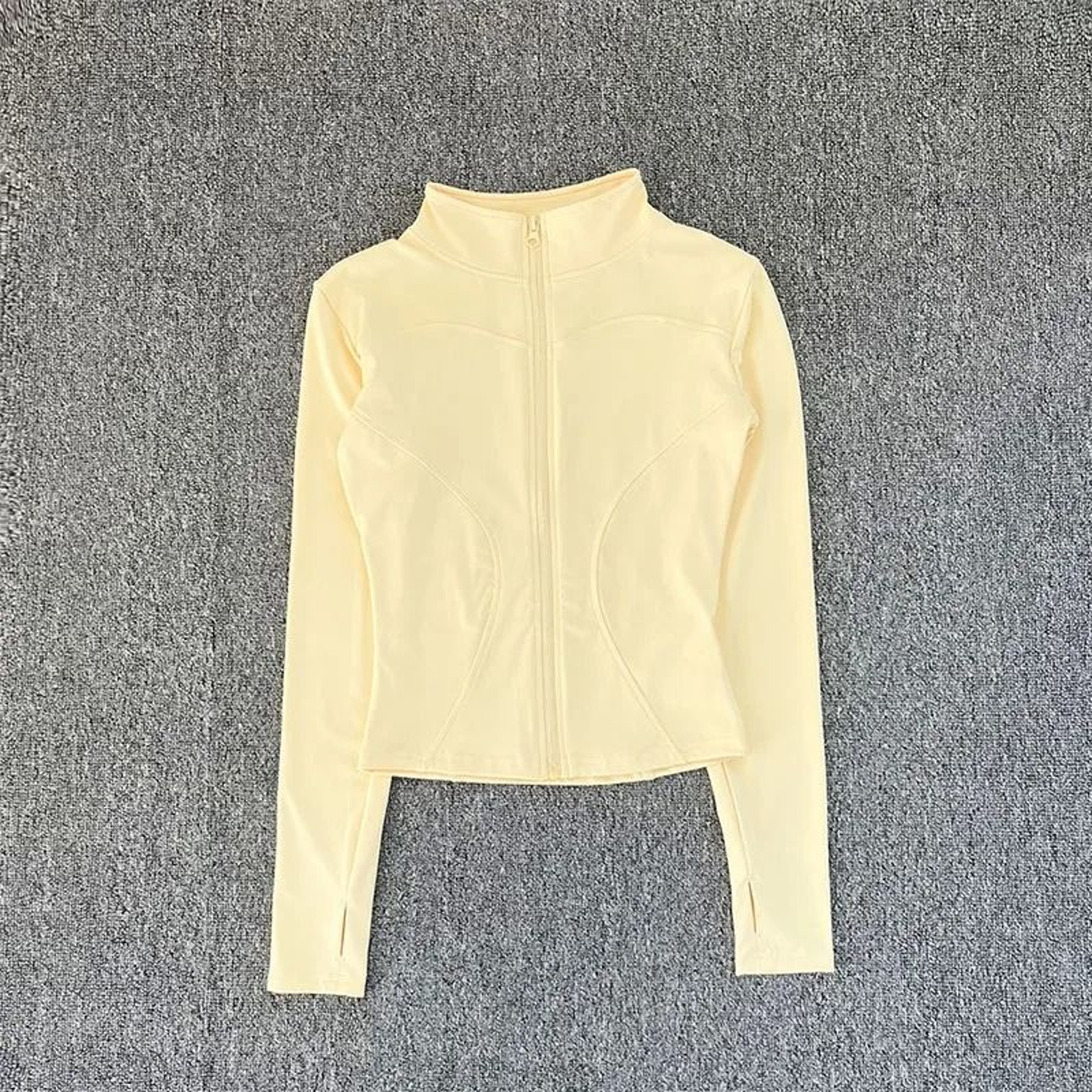 Women Sport Jacket Long Sleeve Workout Coat Gym Training Yoga Top 17