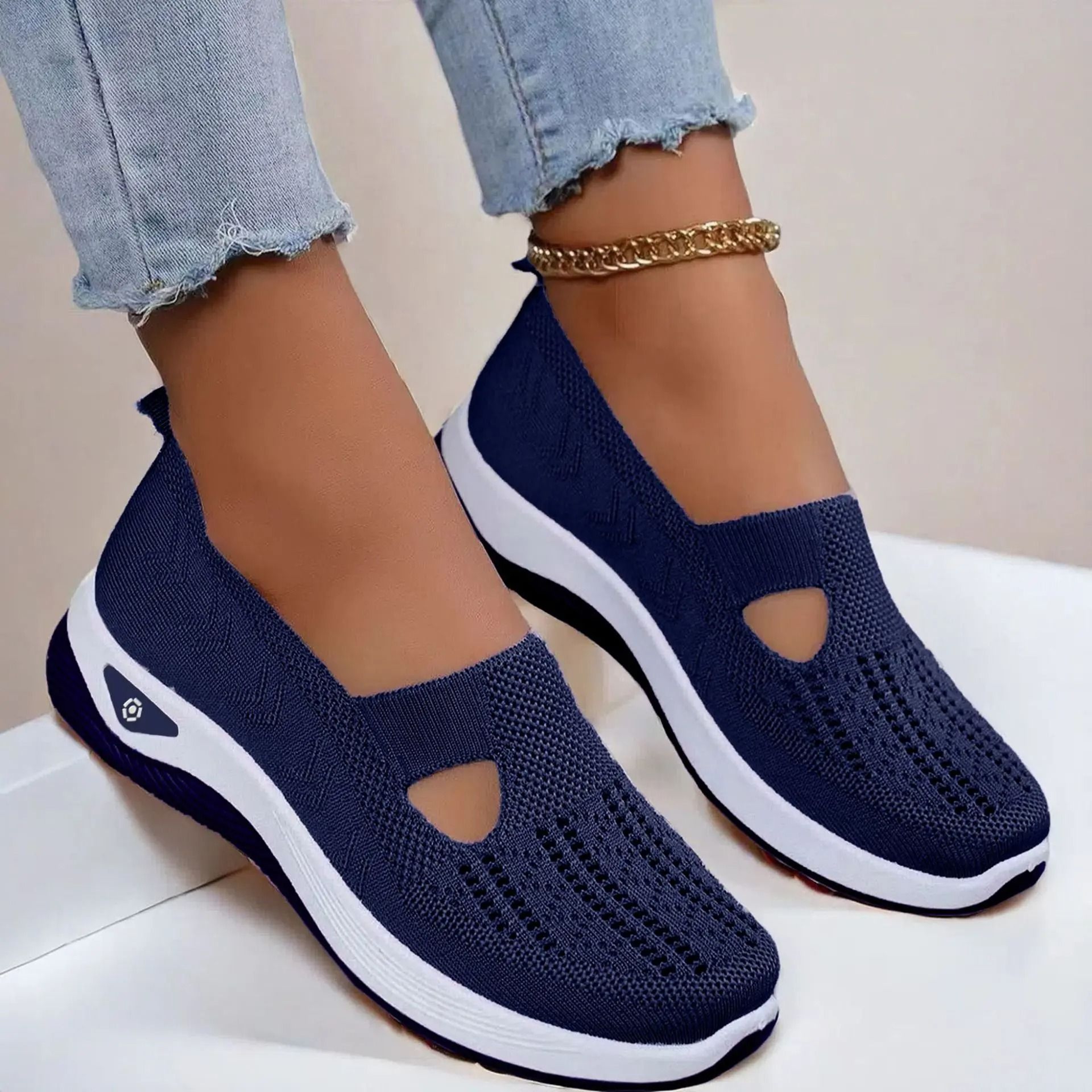 Summer Women Breathable Anti Slip Soft Bottom Casual Walking Shoes 4
