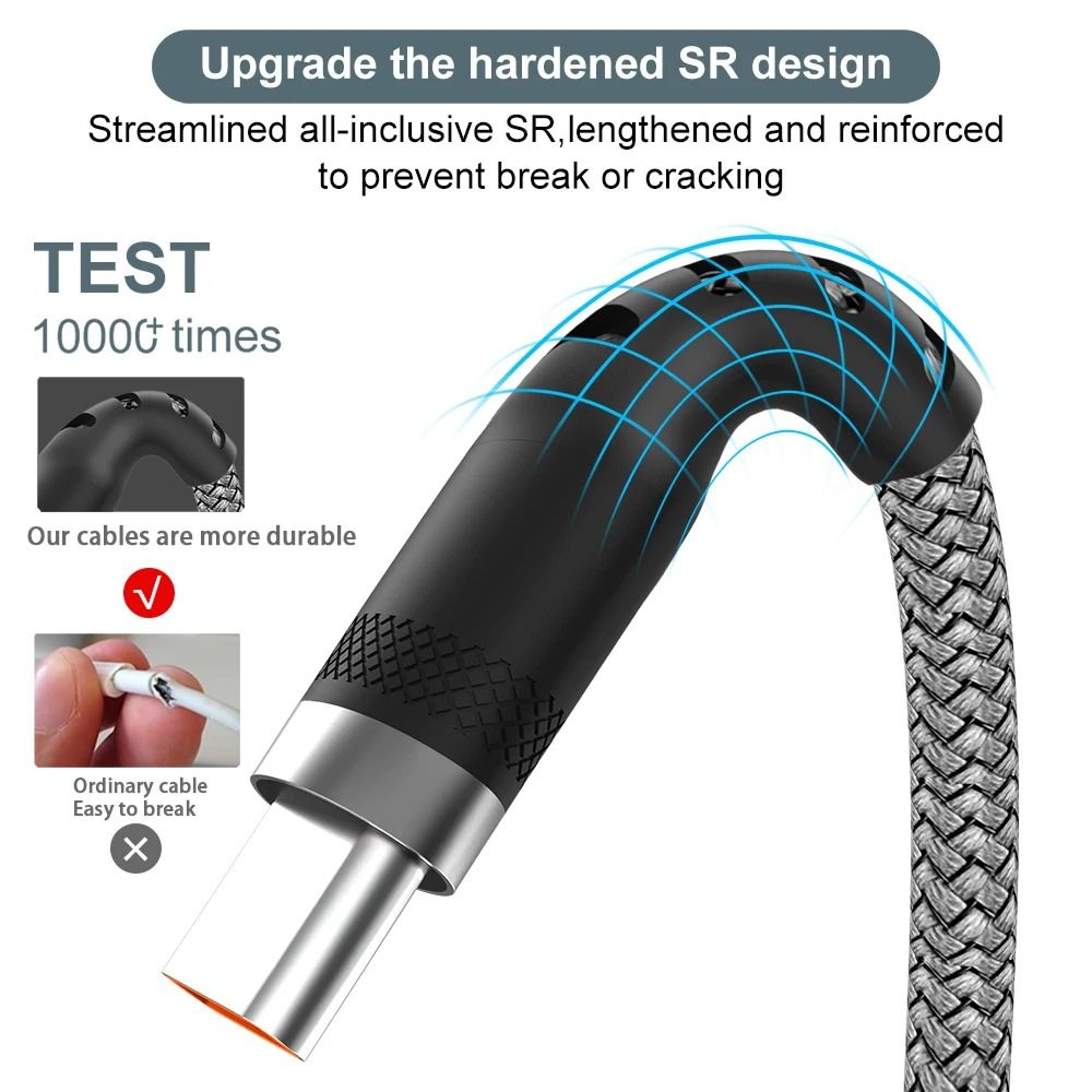 USB Type C Cable 5A Super Fast Charge Extension Cable For Huawei Samsung Xiaomi OPPO OnePlus 4