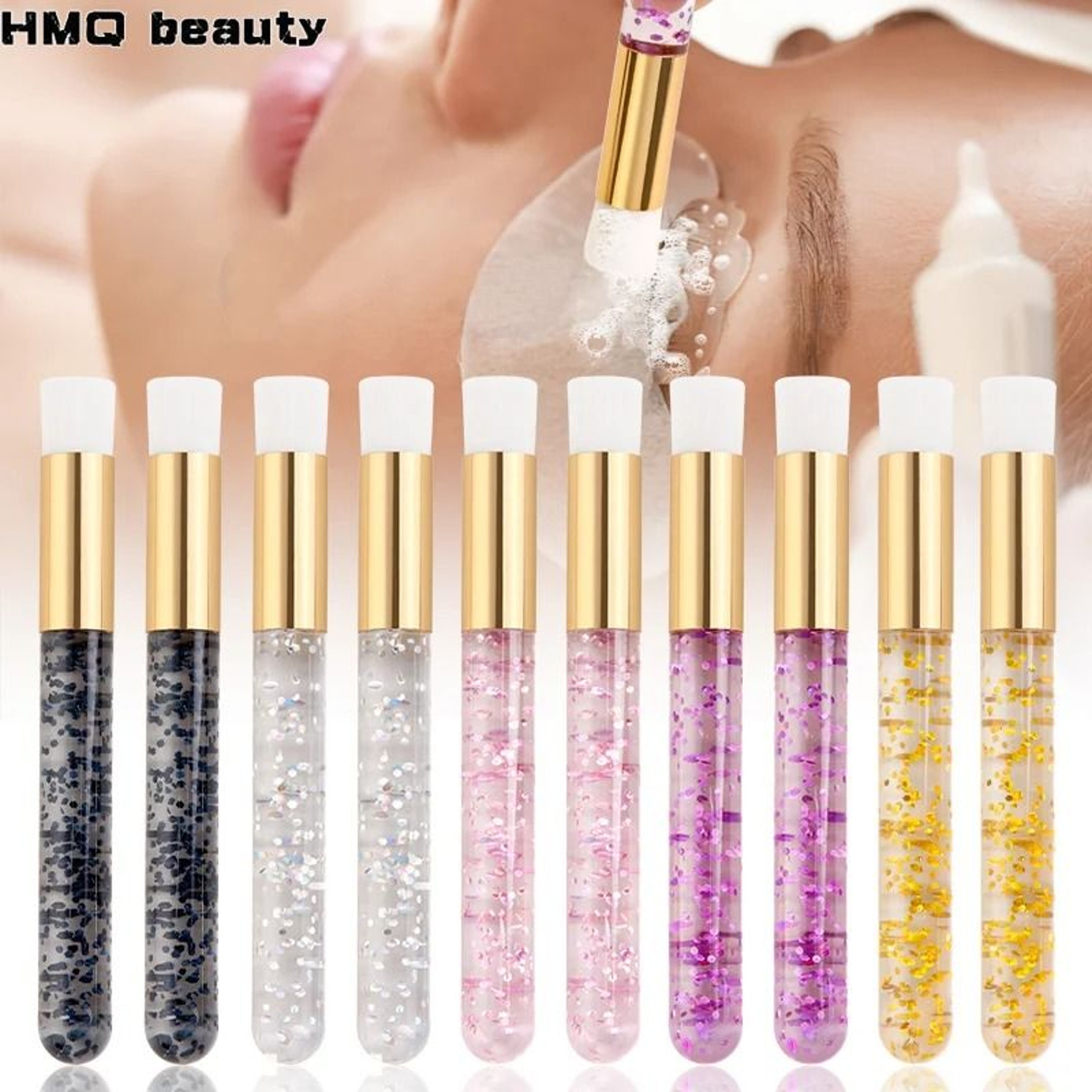Eyelash Cleaning Brush Dual Set Lash Shampoo And Nose Pore Deep Cleaning Tool 0