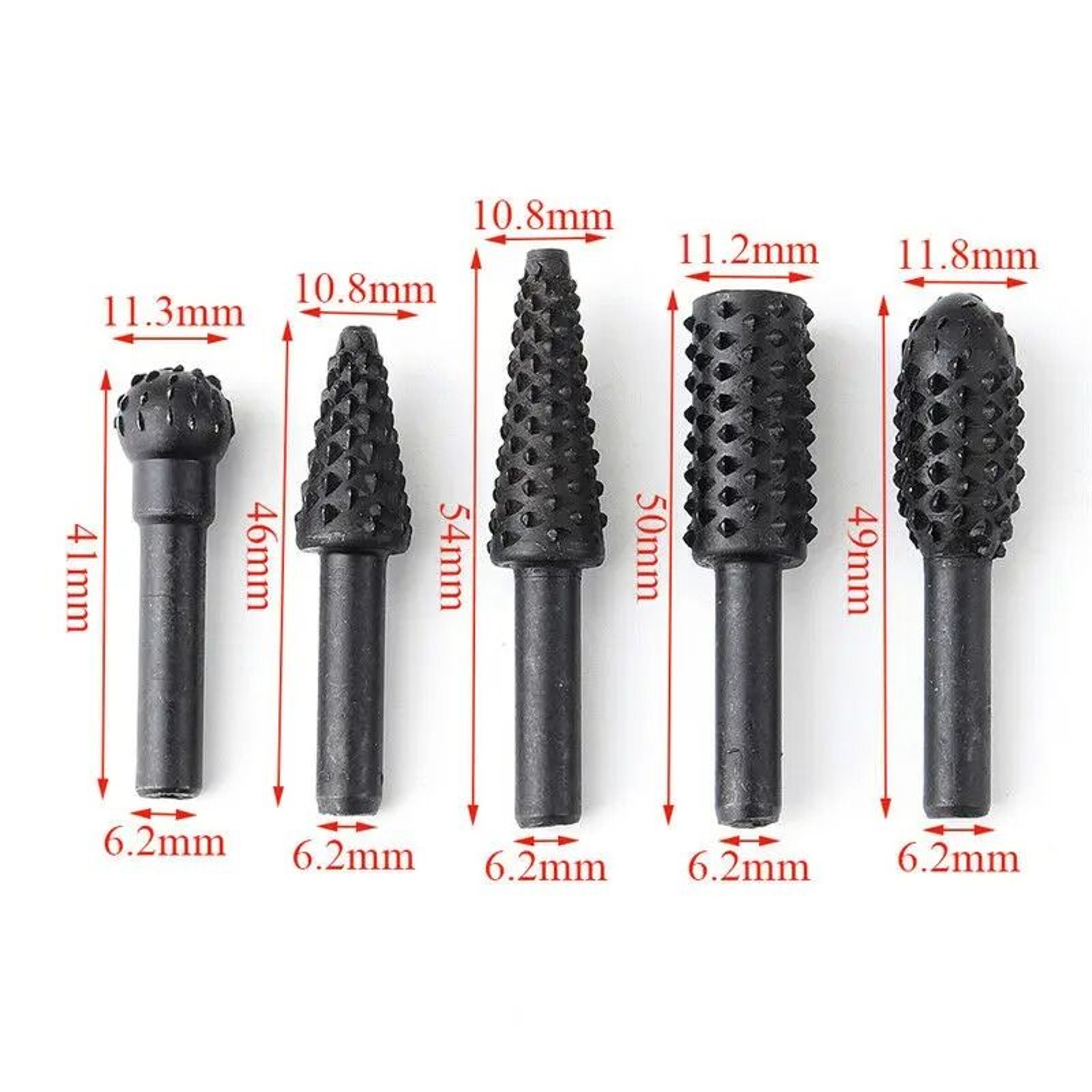 1 4 Inch 5 Piece Drill Bit Set For Wood Carving And Woodworking 3