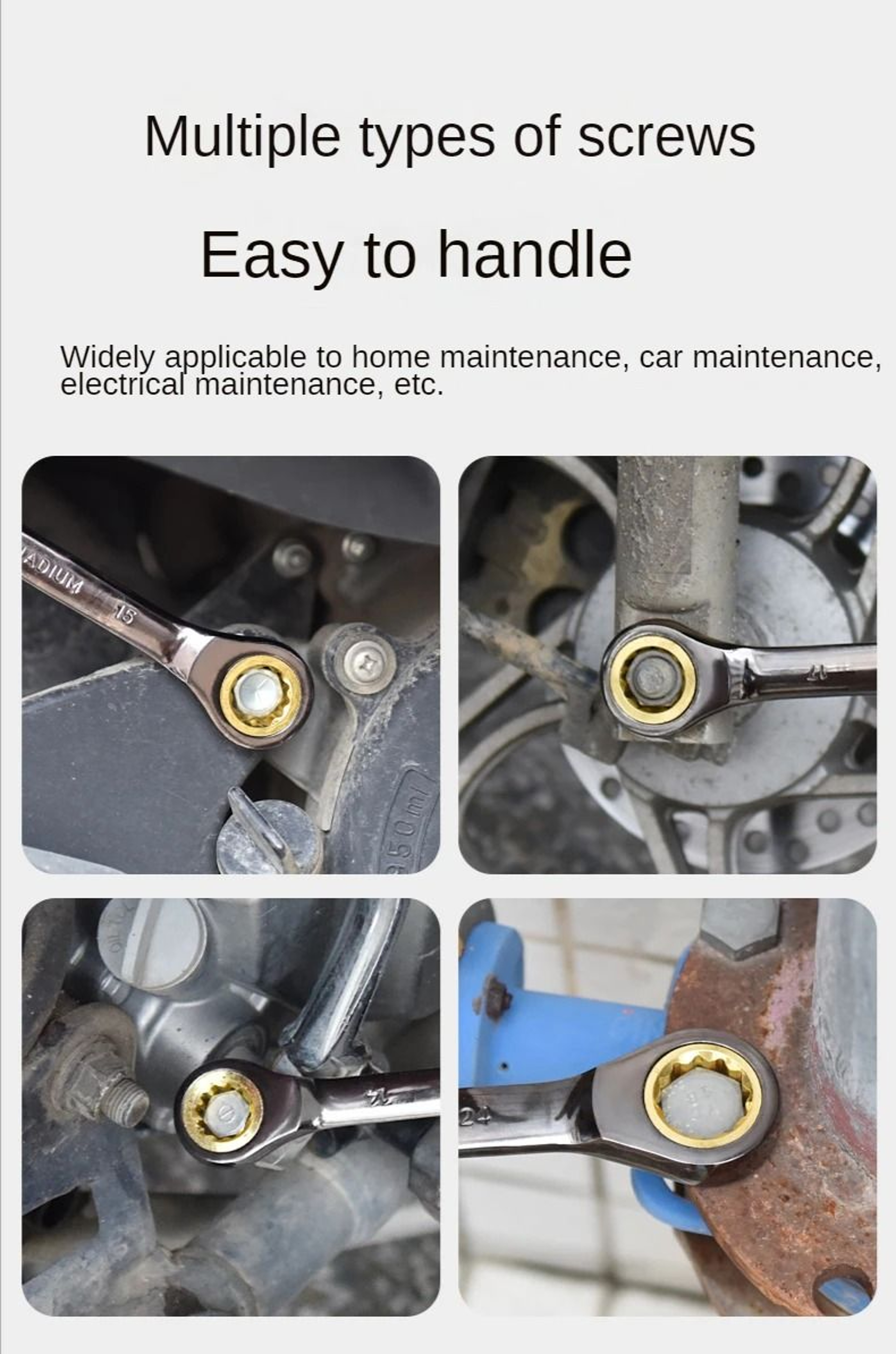 Universal Torx Wrench Adjustable Torque Ratchet Spanner For Bicycle Motorcycle And Car Repair 4