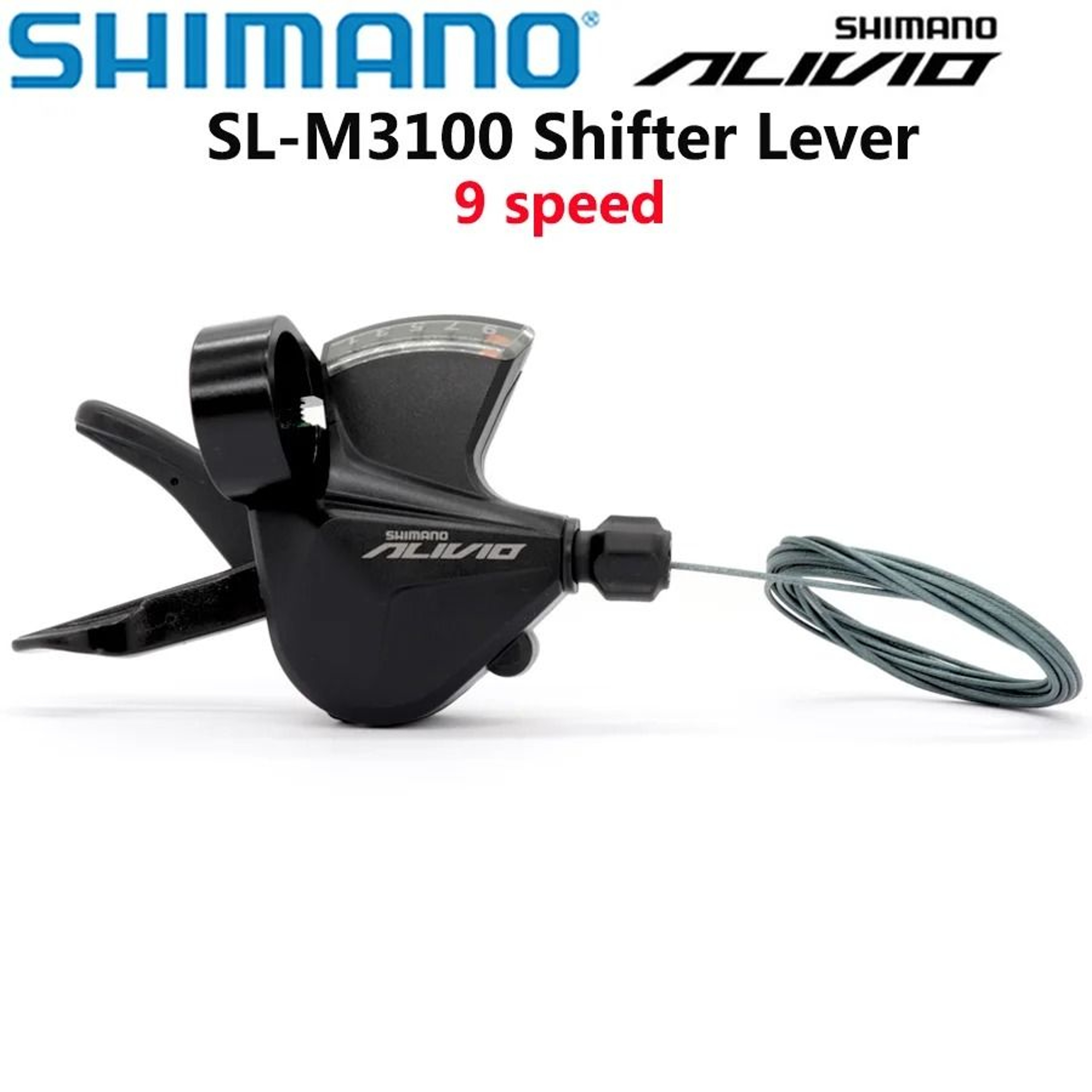 Shimano Alivio M3100 9 Speed Rear Derailleur 5