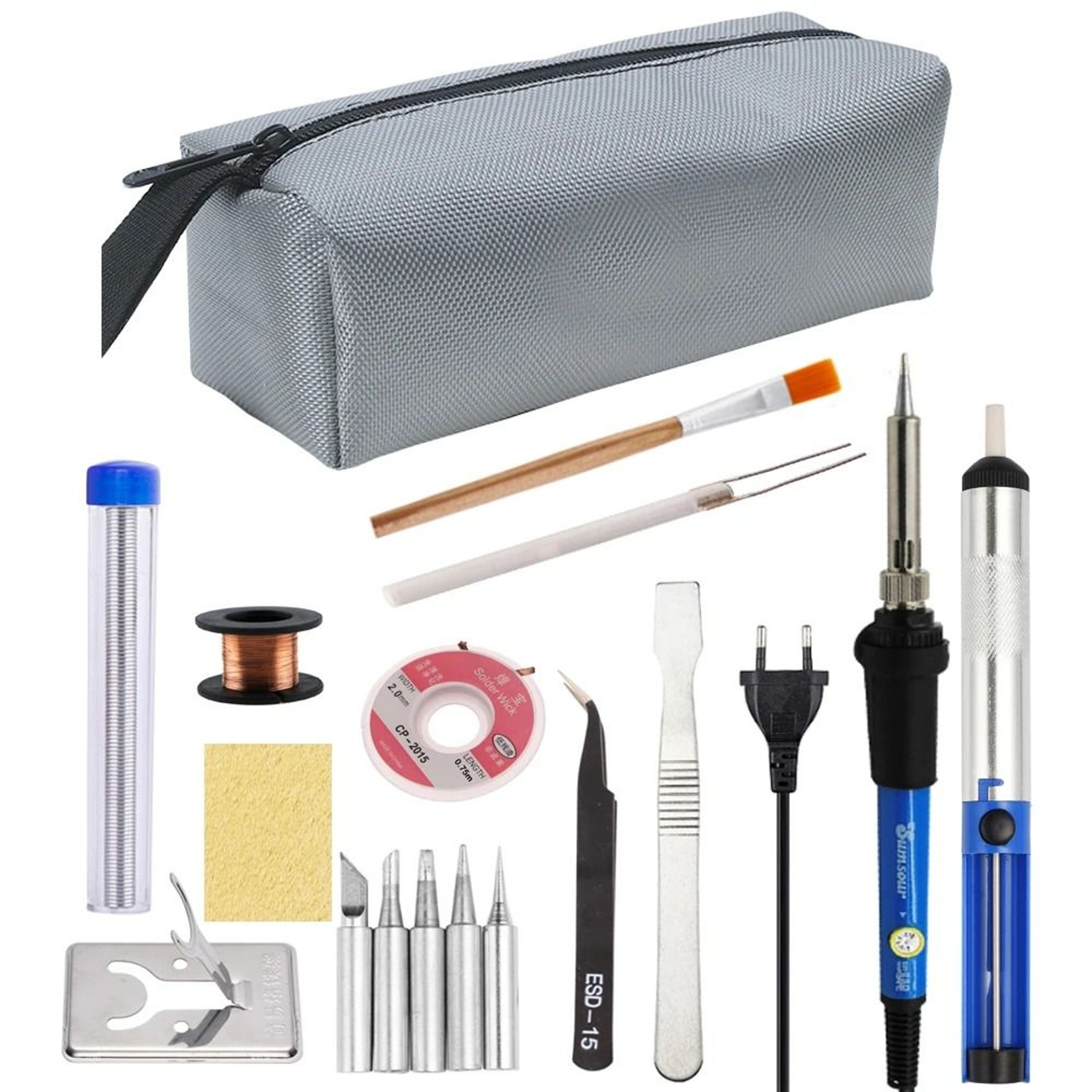 Digital Display Adjustable Soldering Iron 60W 80W 110W Kit 3