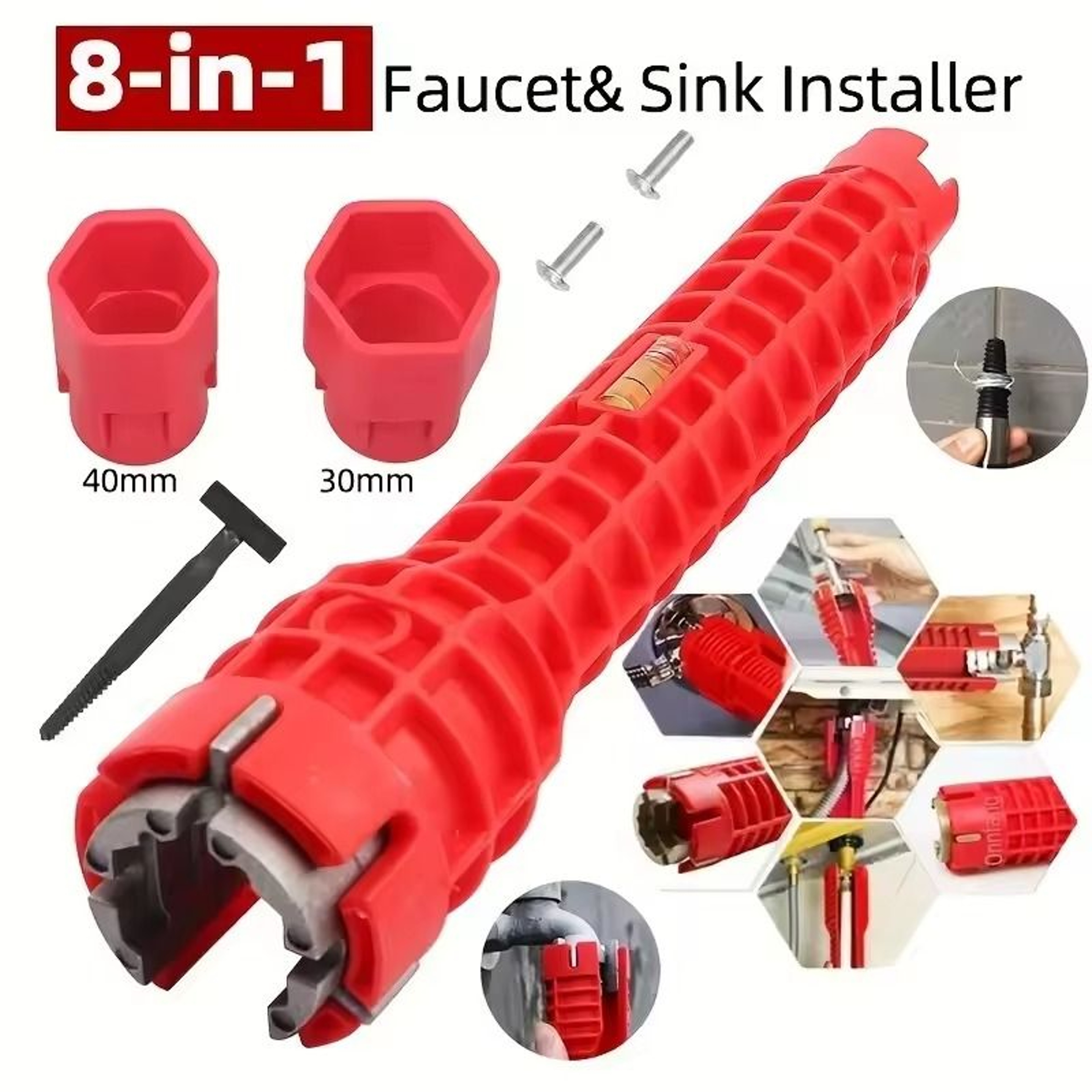 Feng Witt Multi Functional Sink Wrench Universal Faucet Tool 6