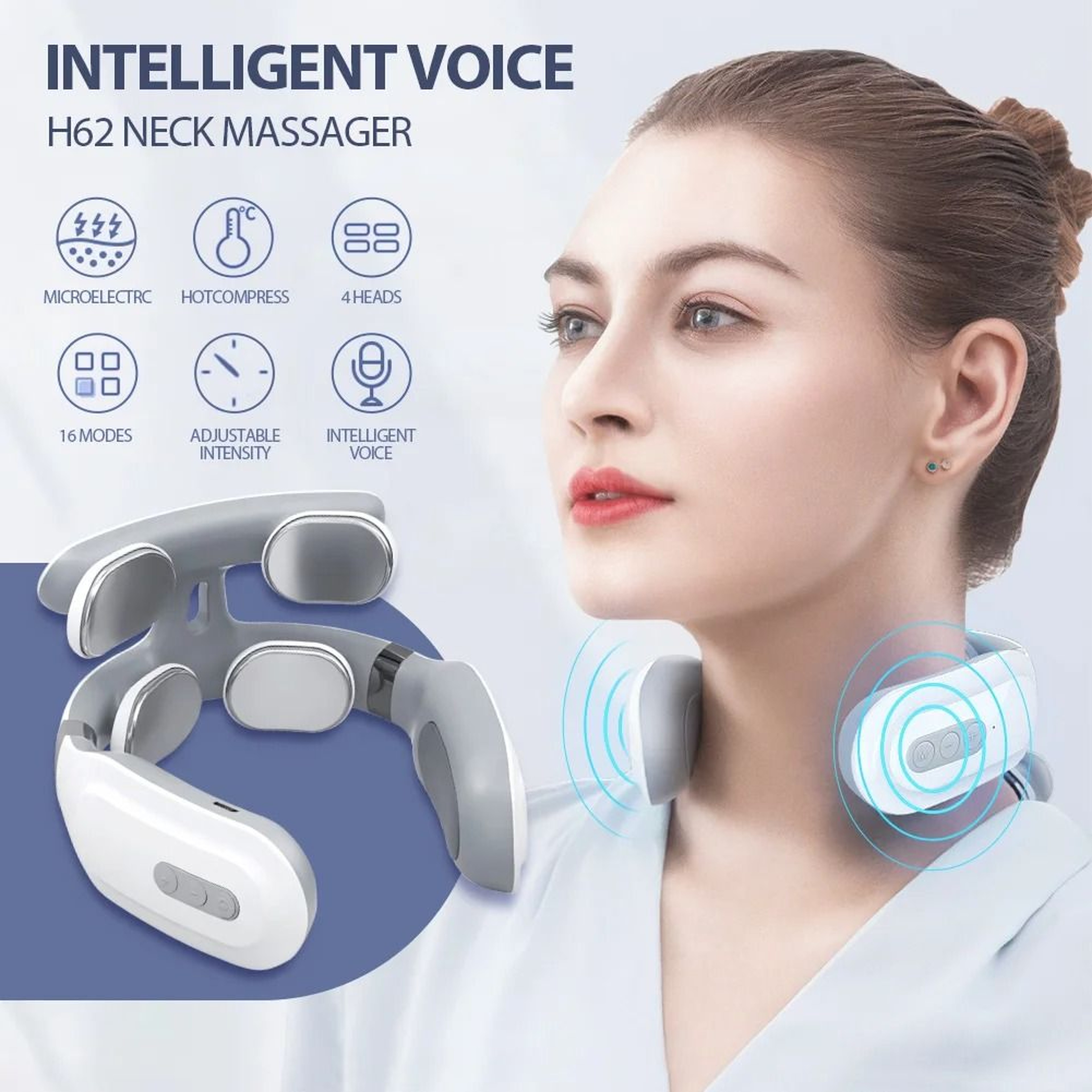 TENS Pulse Wireless Neck And Back Smart Massager 5