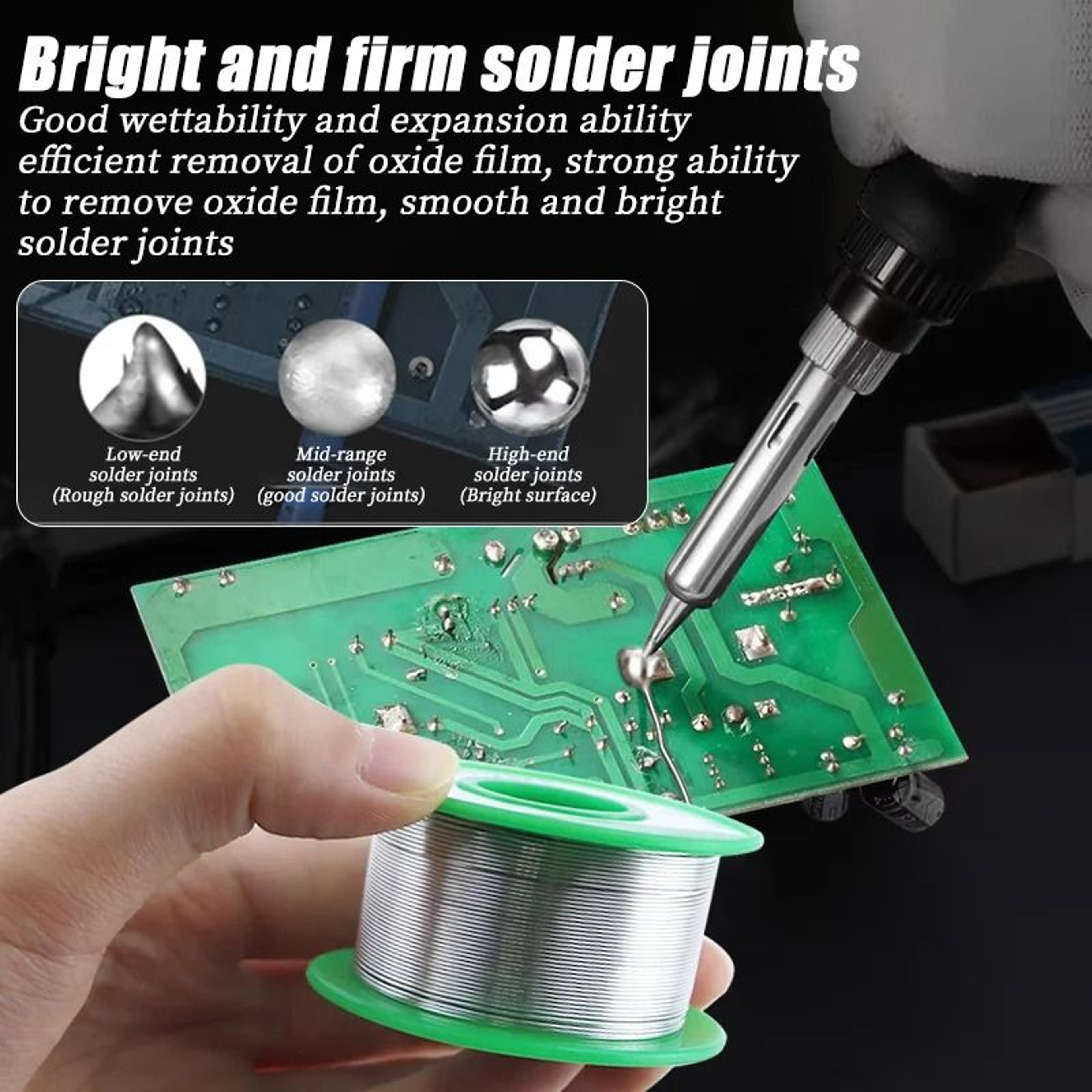 Lead Free No Clean Solder Wire Sn993 Cu07 For Electronics Repair 1