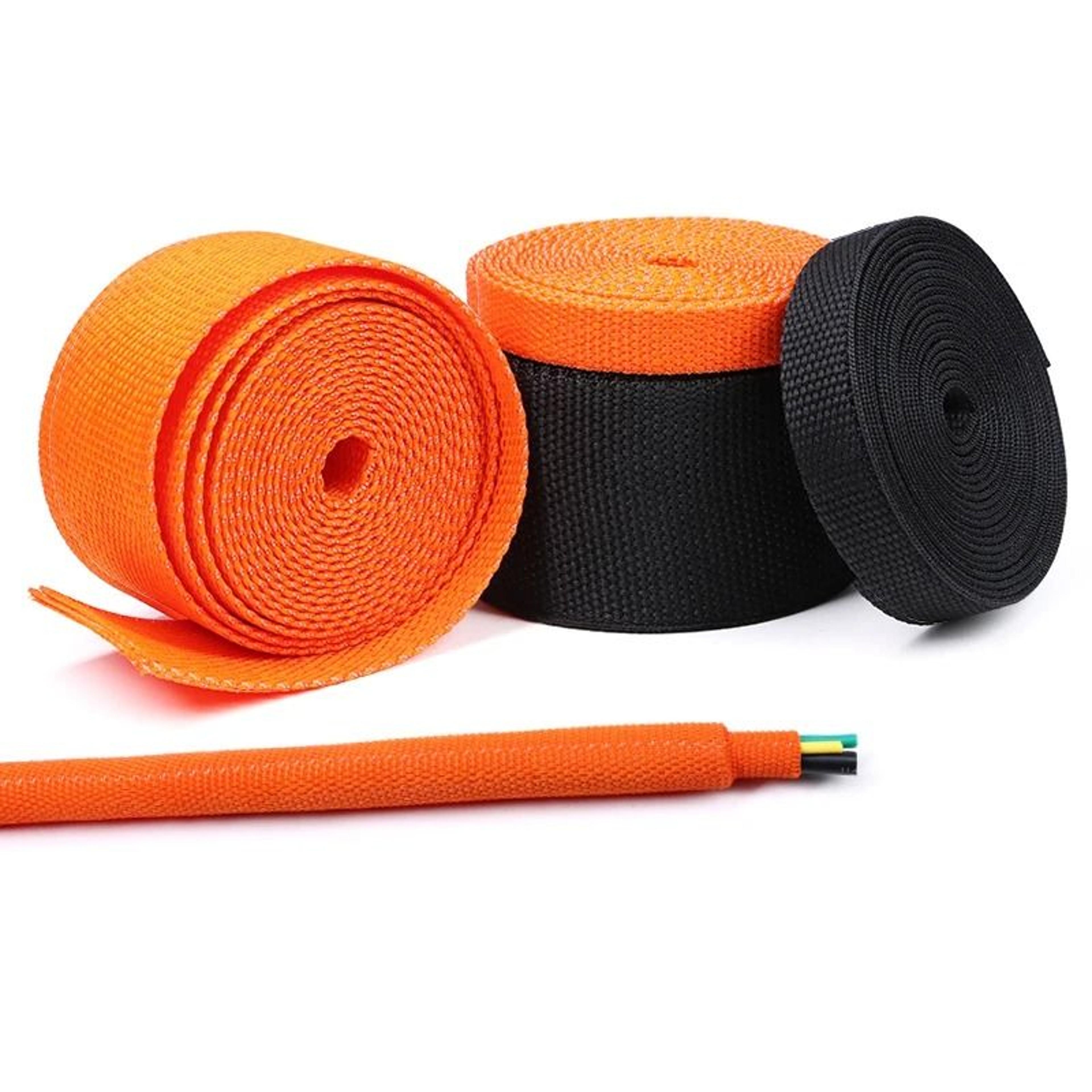 Heat Shrink Braided Cable Sleeve For Wire Insulation And Protection In Automotive And Electrical Ap 5