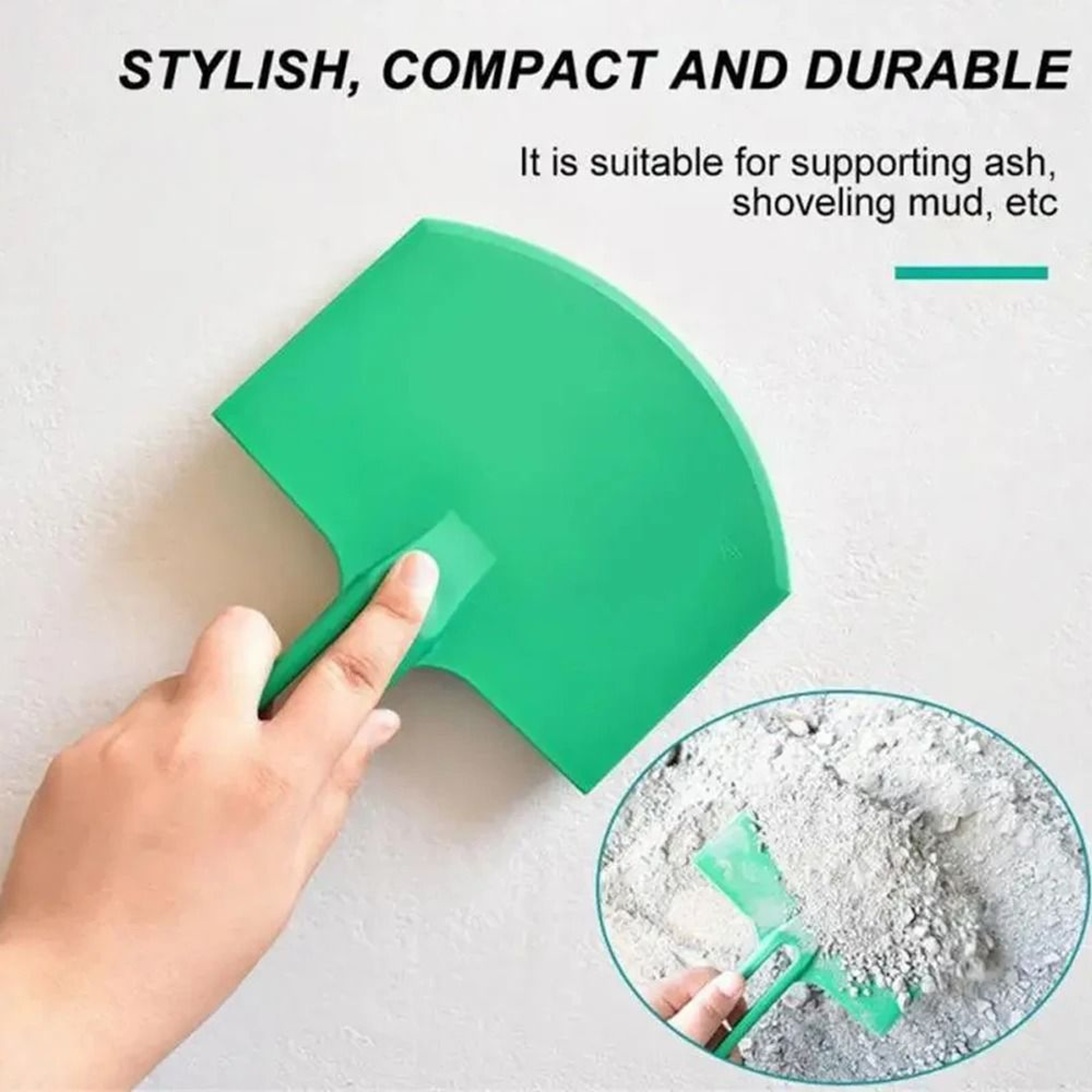 Curved Bucket Scoop Scraper And Putty Knife For Drywall And Plaster 5