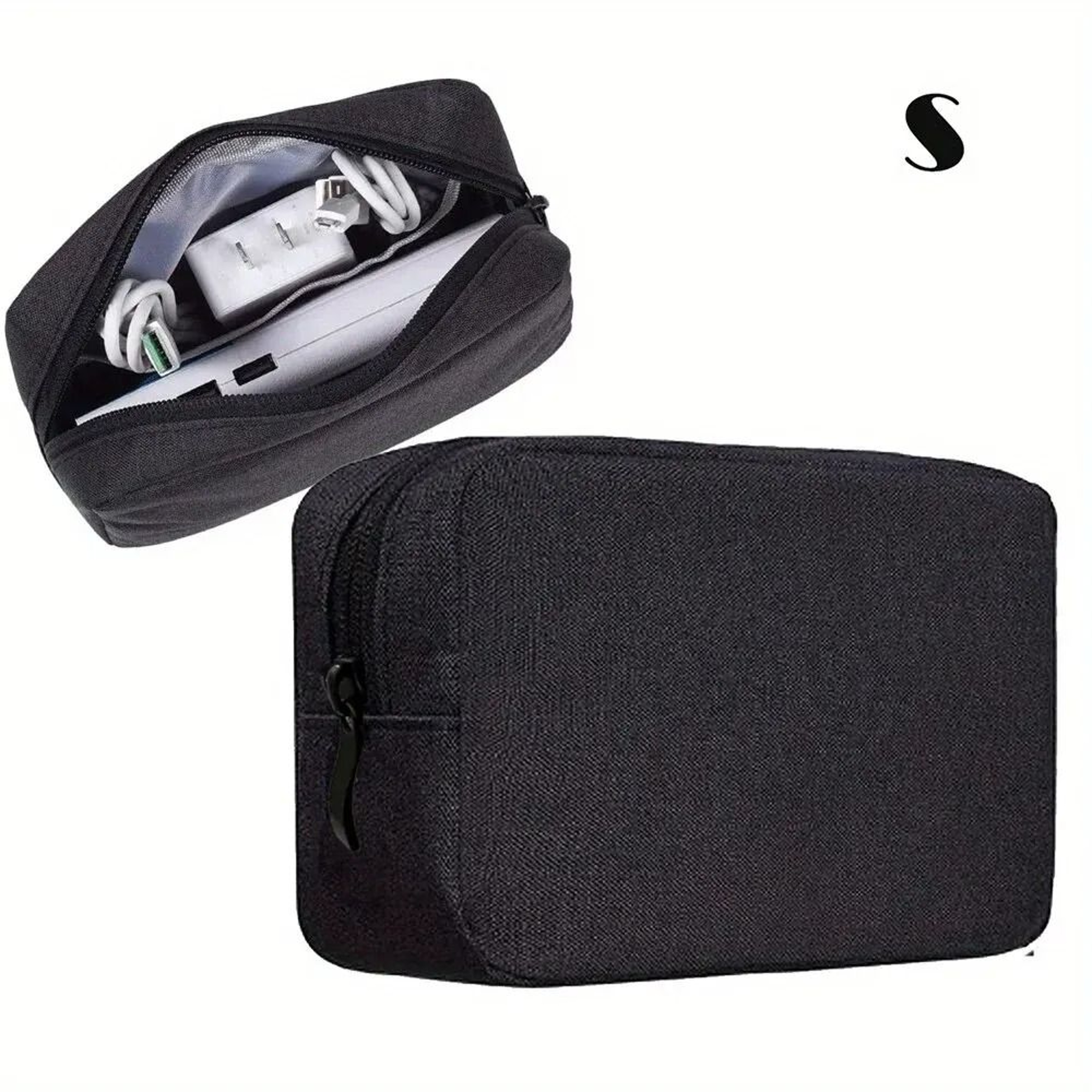 Storage Bag Organizer For Cables Power Bank And Small Electronics Travel Case 7