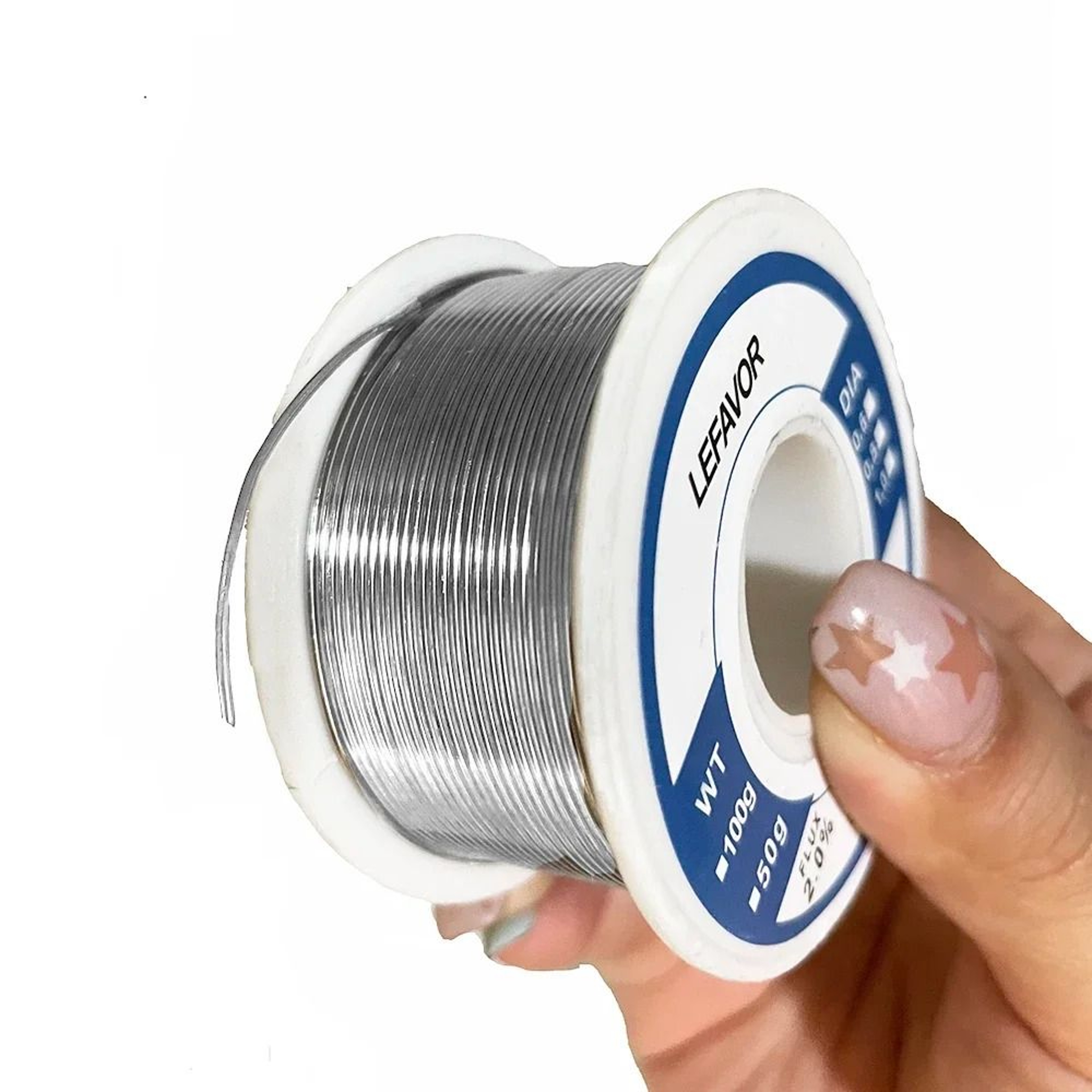 No Clean Rosin Core Soldering Tin Wire Roll 08mm 10mm 5