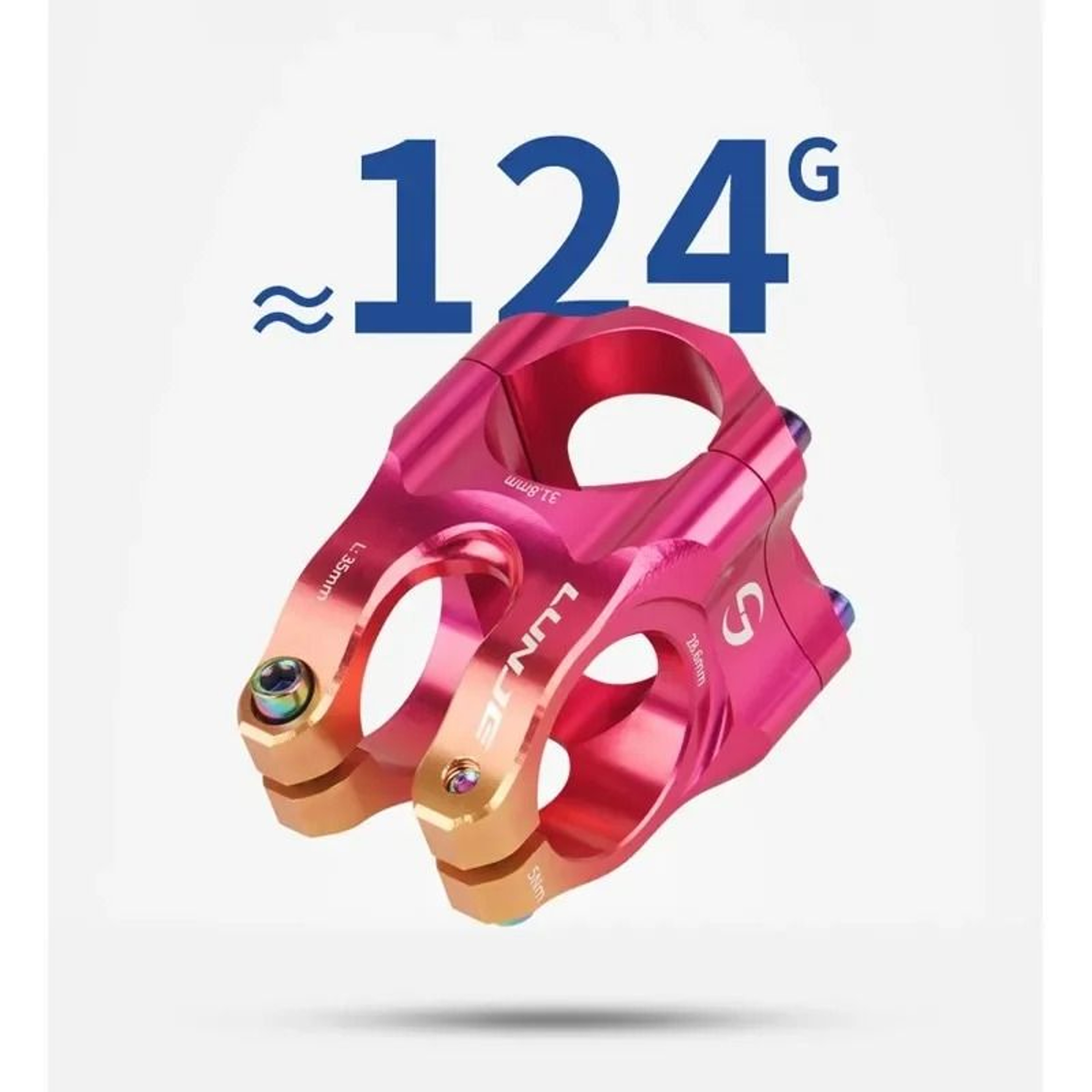 MTB Road Bike CNC Stem 318 Mm High Strength Riser 5