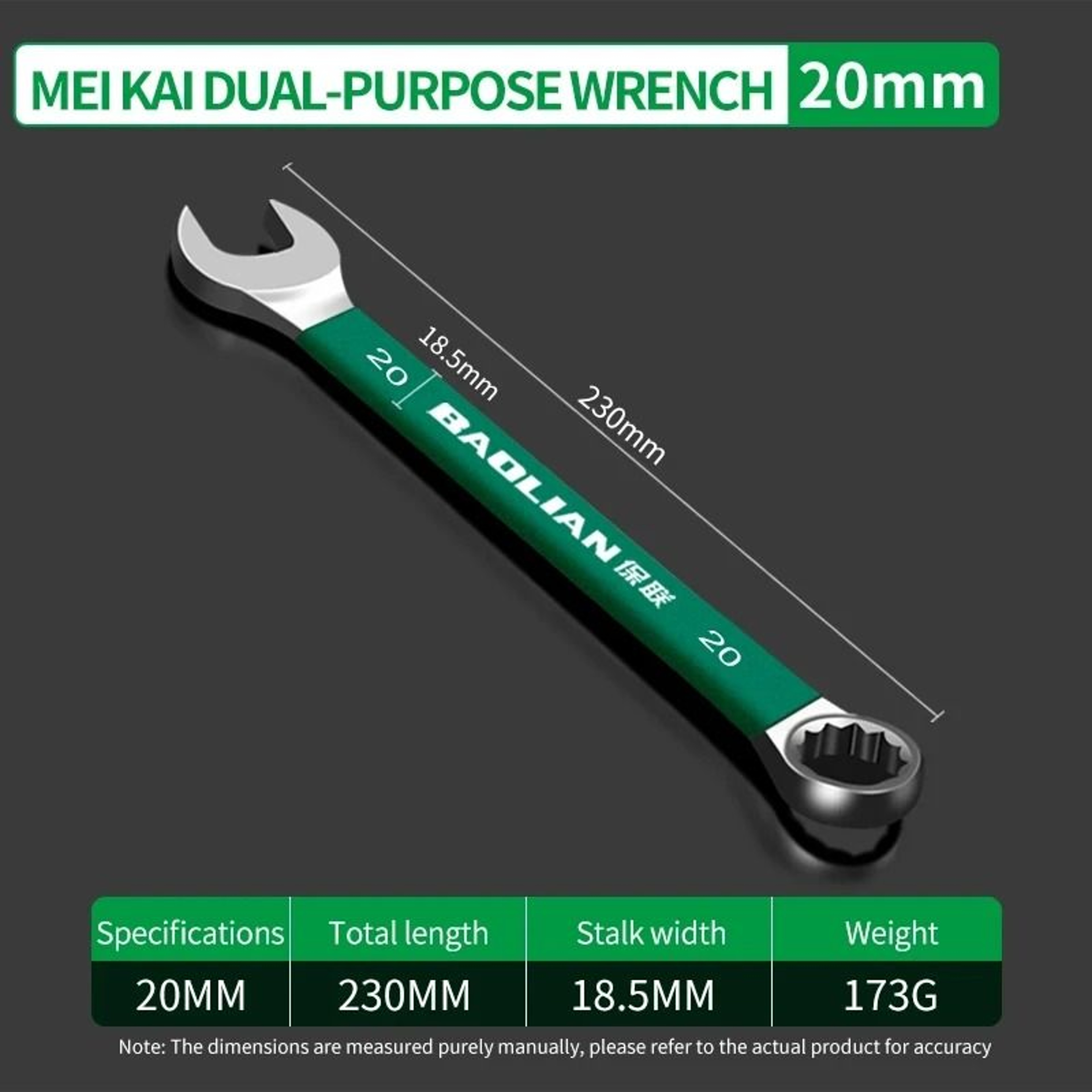 BaoLian Plum Blossom Open Combination Wrench 8 30 Mm 20