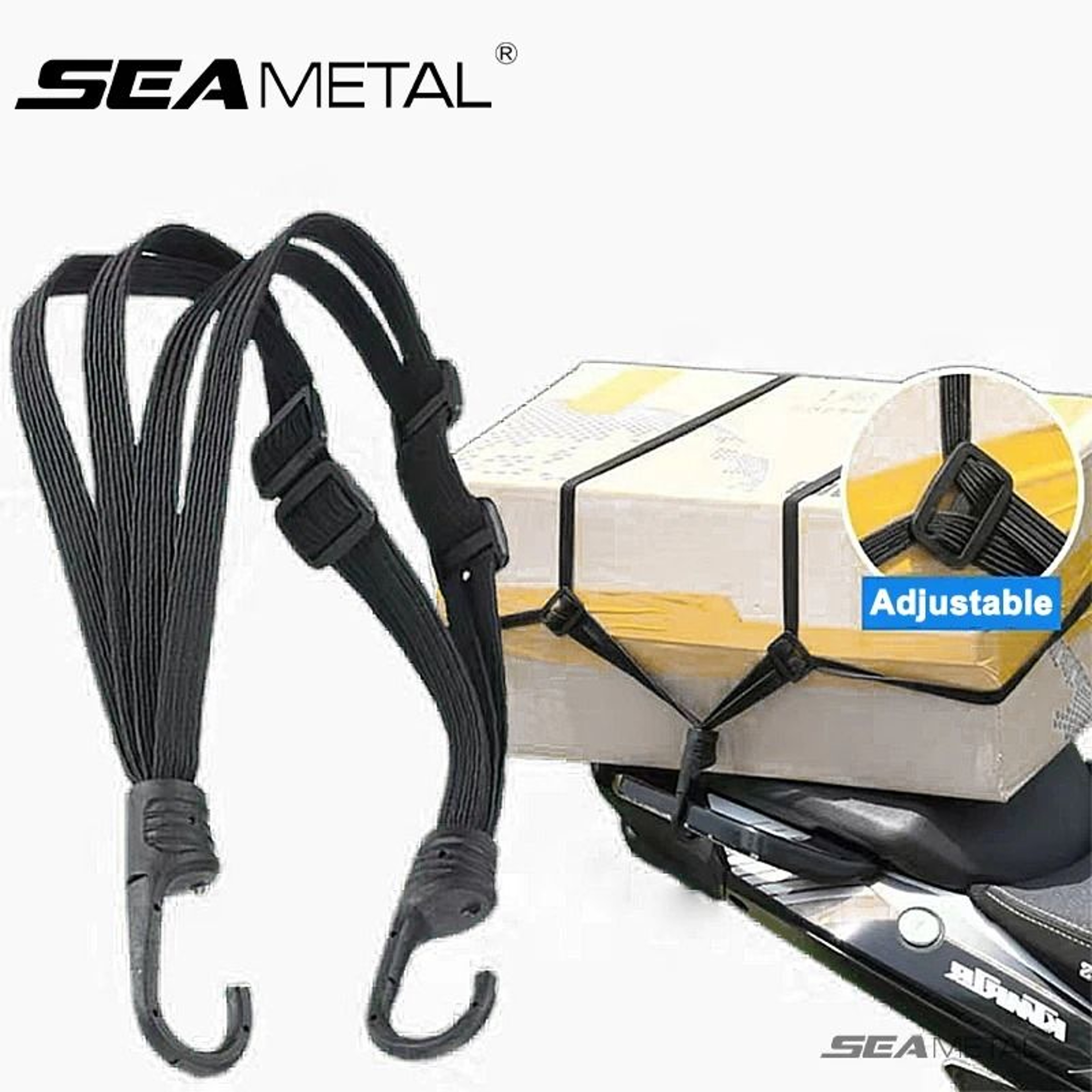 SEAMETAL Motorcycle Helmet Strap Fix Rope 60cm 90cm 0