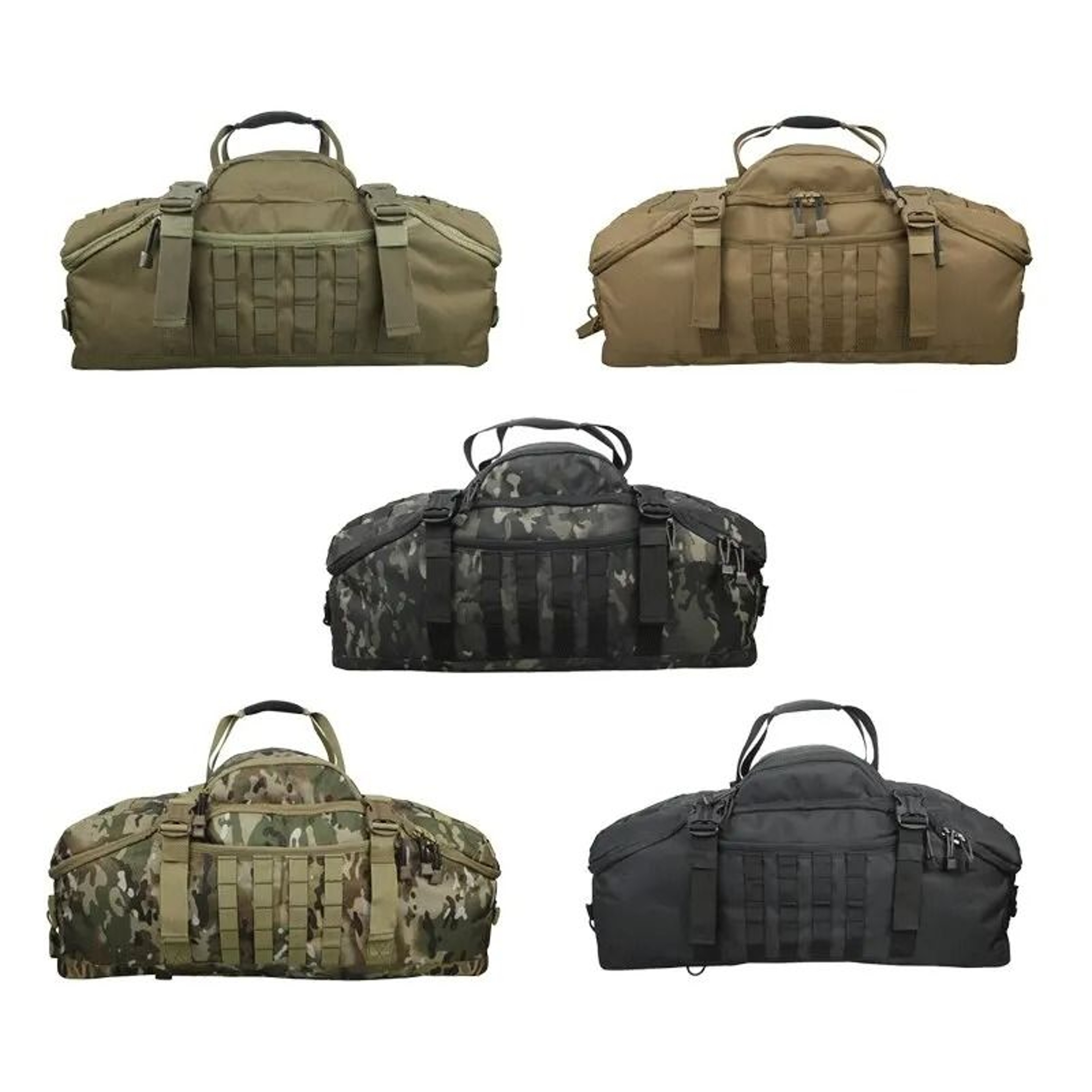 LQARMY 60L 80L Tactical Camping Backpack Molle Duffel Bag 5