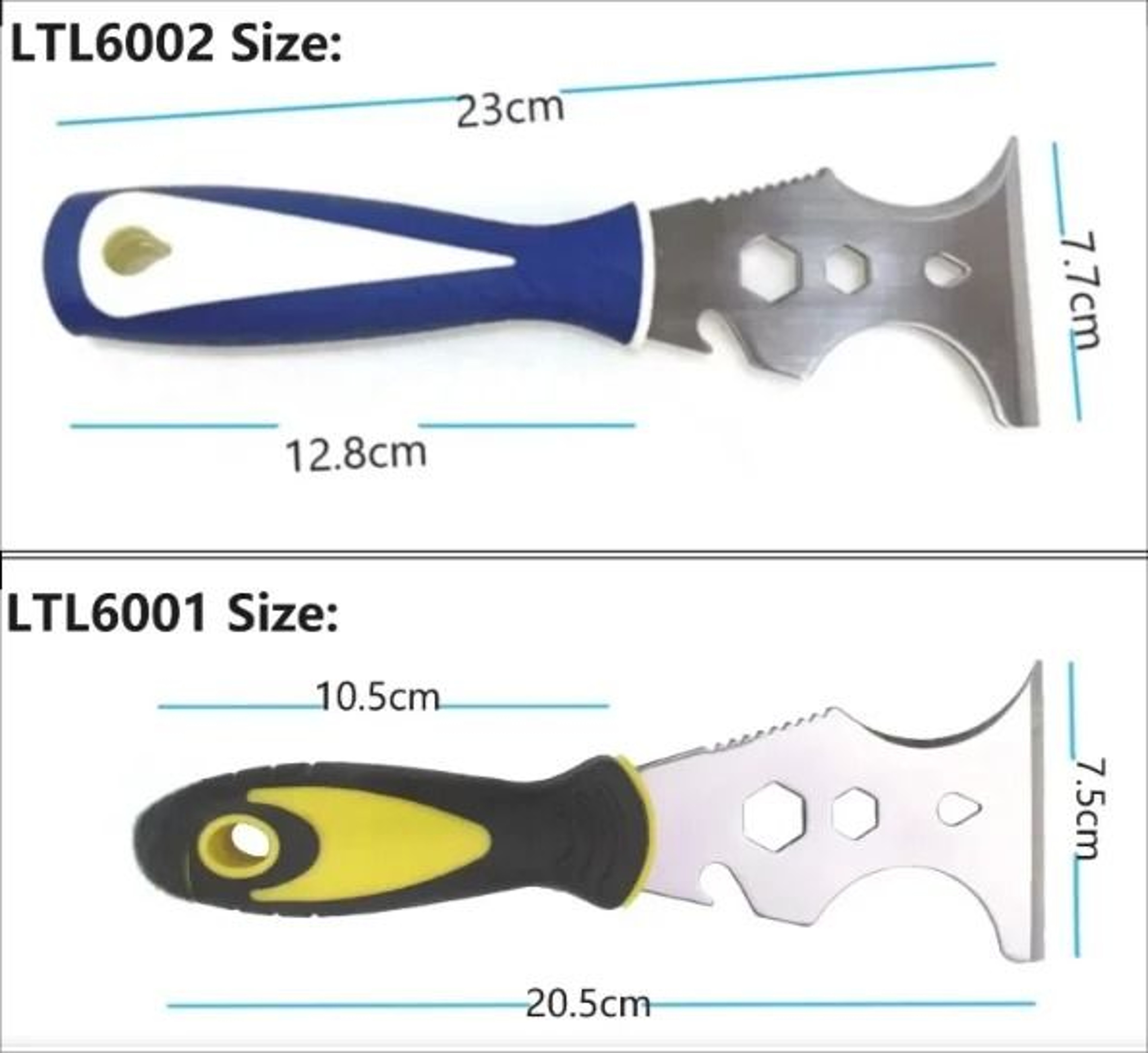15 In 1 Multi Use Stainless Steel Putty Knife And Paint Scraper Tool 2